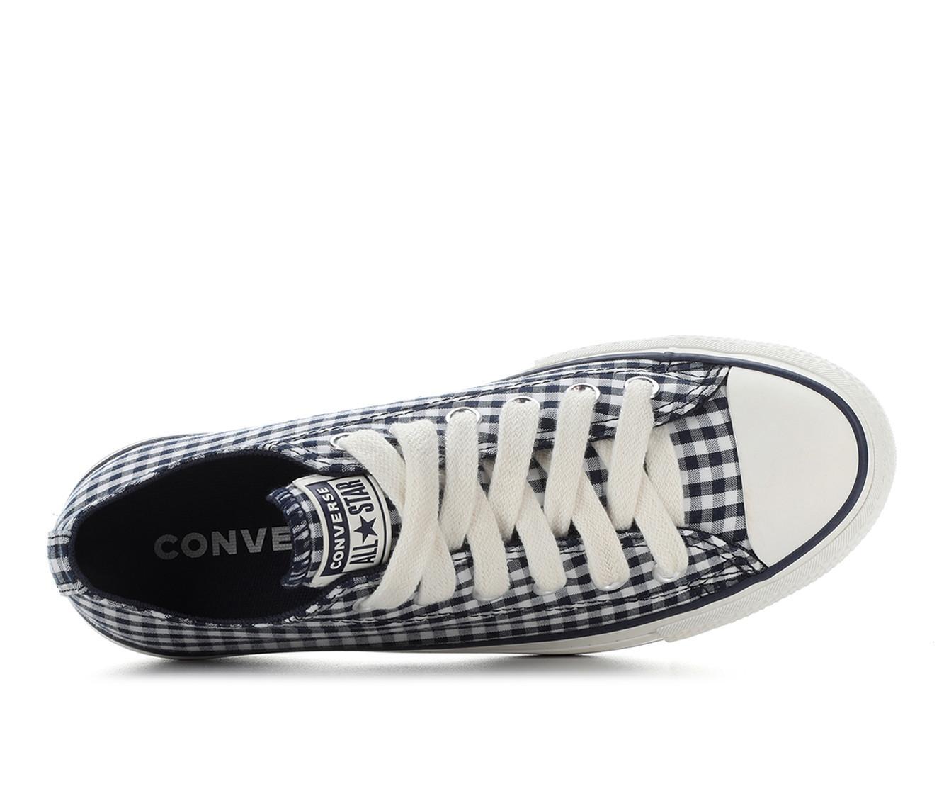 Women's Converse Chuck Taylor All Star Lift Ox Gingham Platform Sneakers Product Image