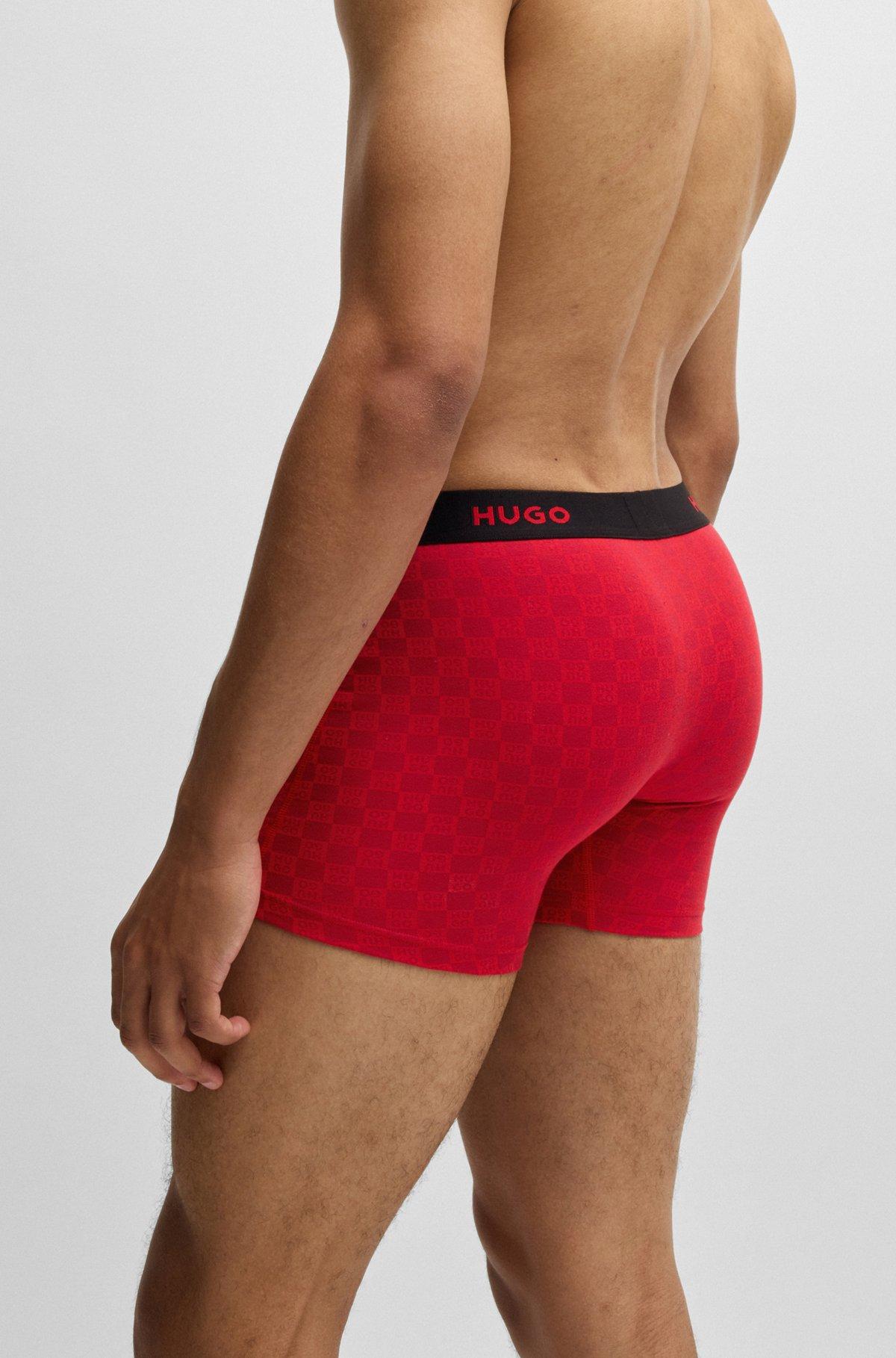 Three-pack of stretch-cotton boxer briefs Product Image