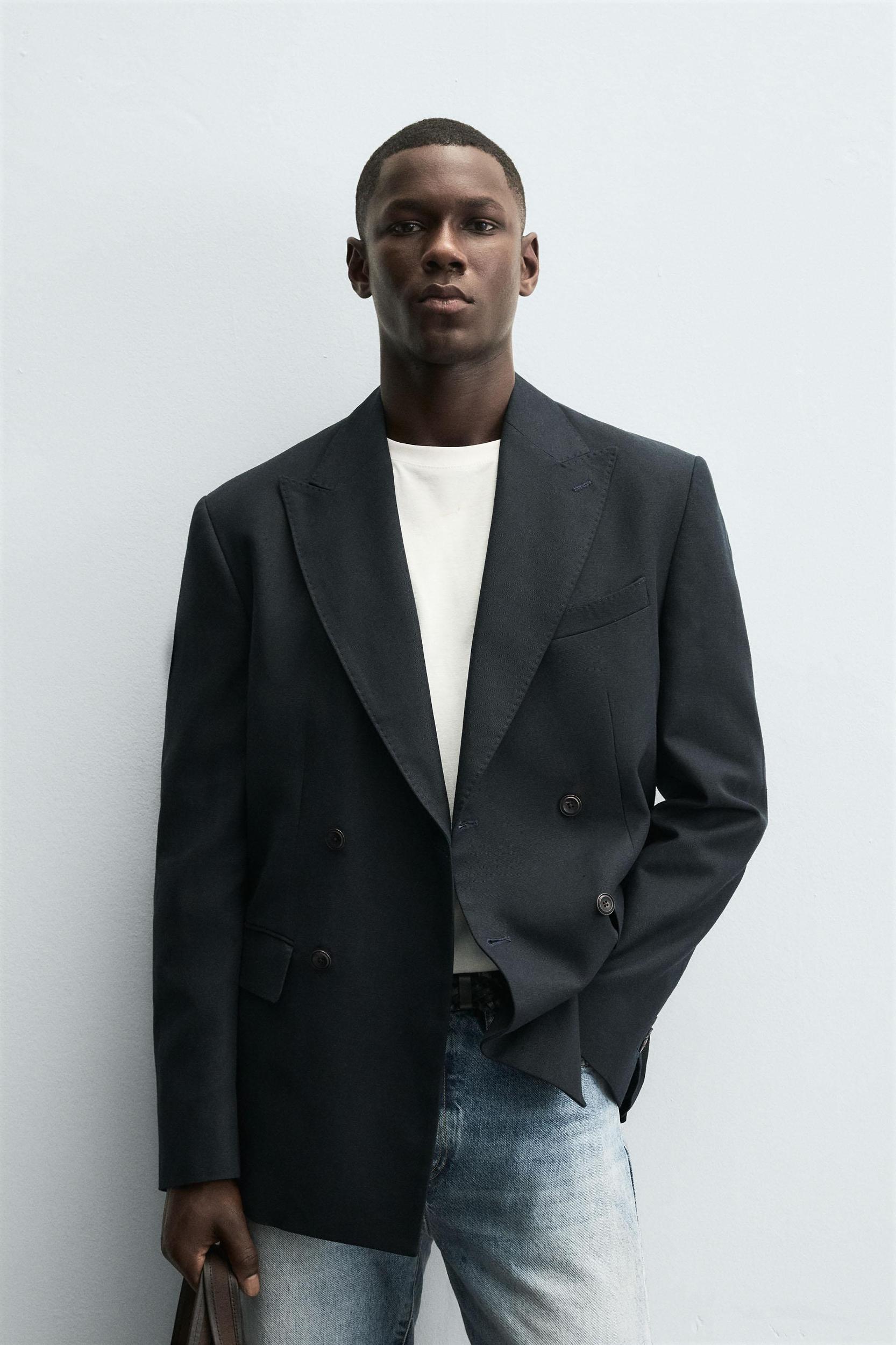 DOUBLE BREASTED BLAZER Product Image