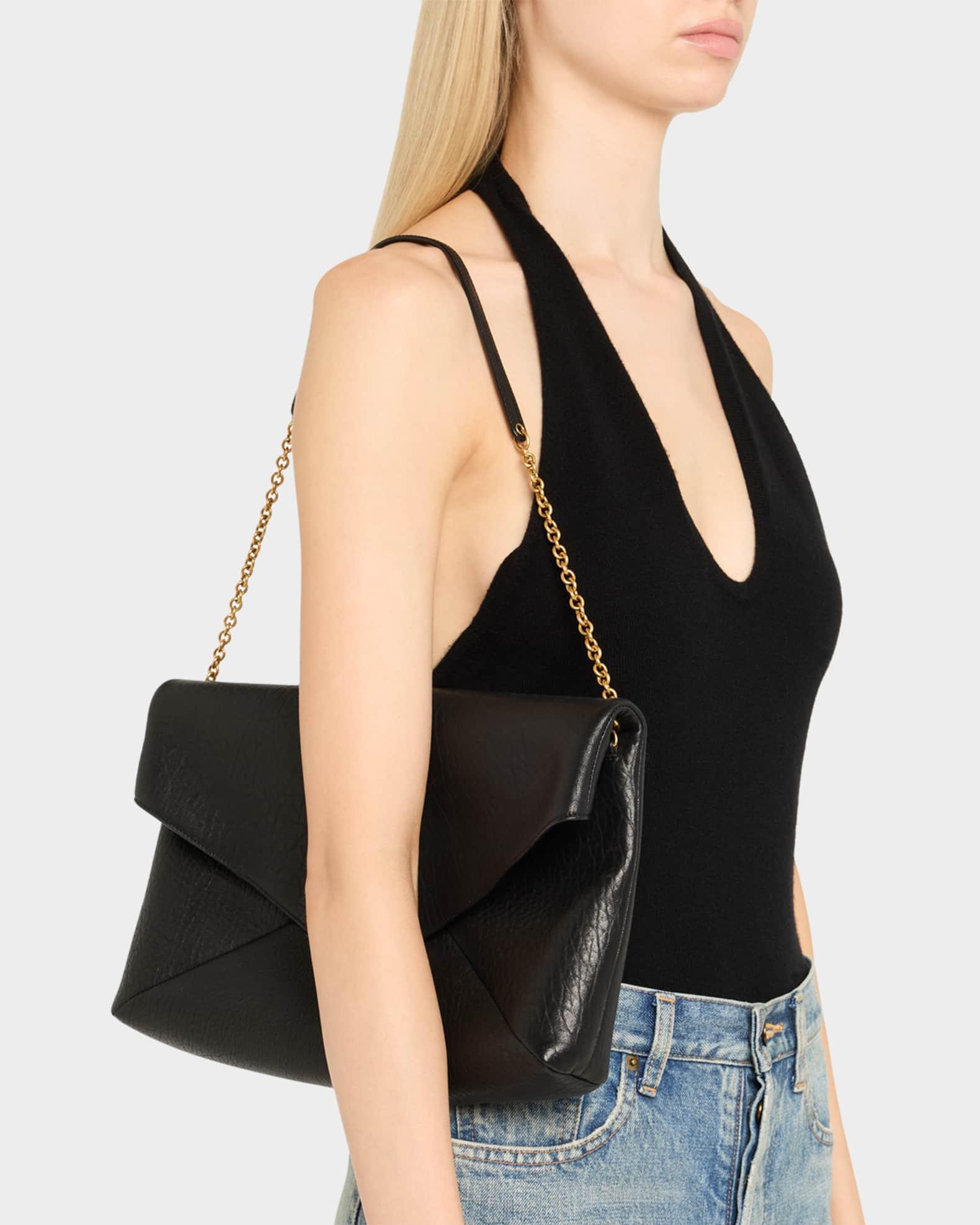 YSL Envelope Pouch in Grained Leather Product Image