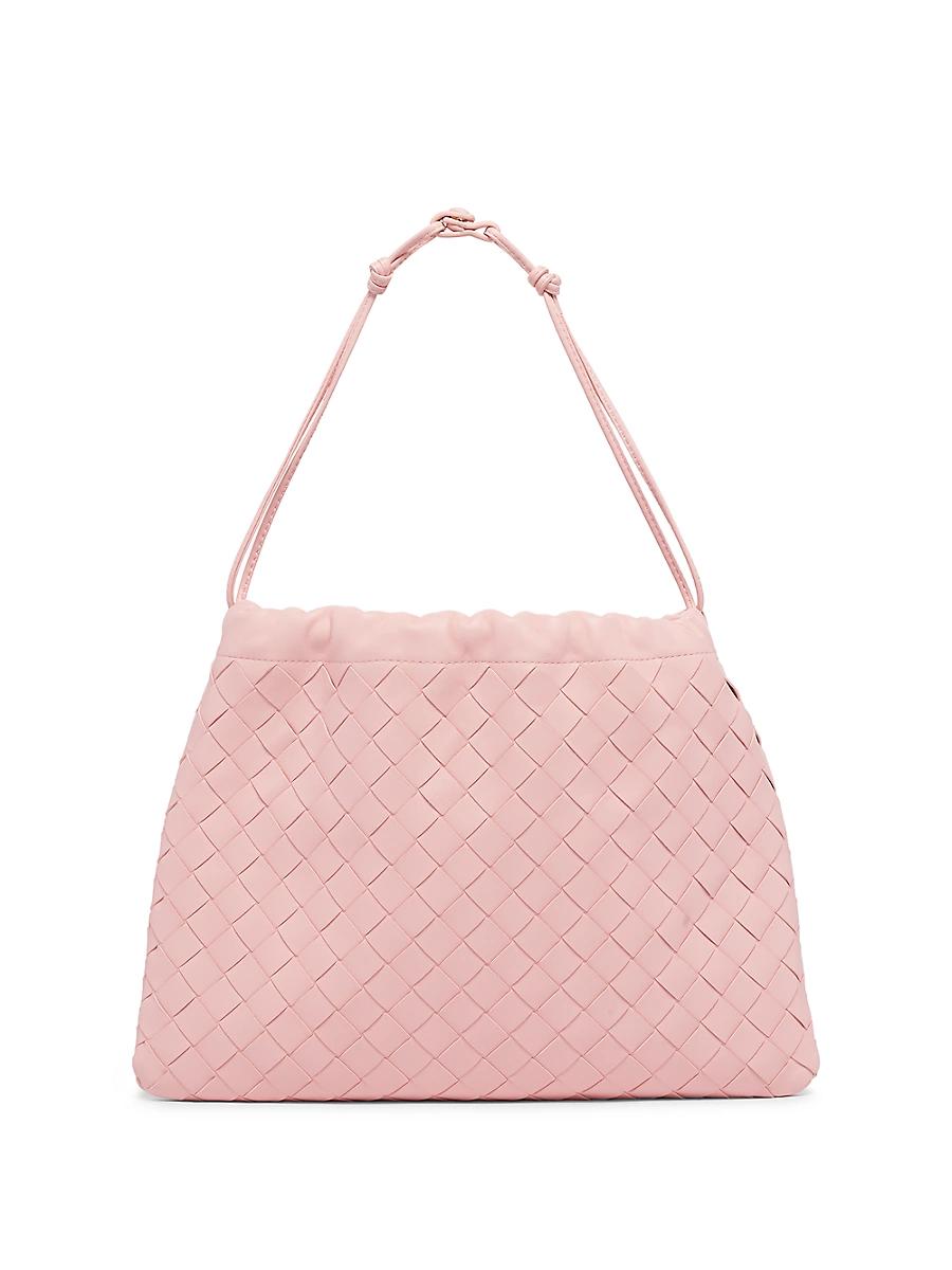 Womens Intrecciato Leather Pouch Product Image