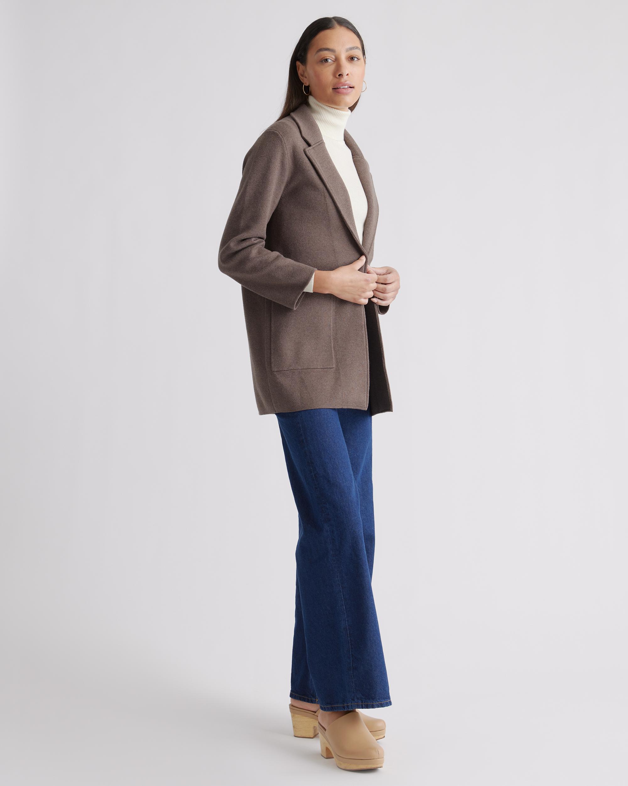 Quince | Women's Knit Blazer Organic Cotton Product Image