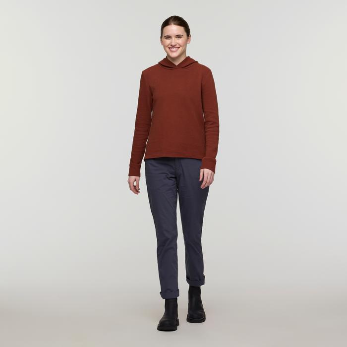 Atajo Long-Sleeve Waffle Hoodie - Women's Product Image