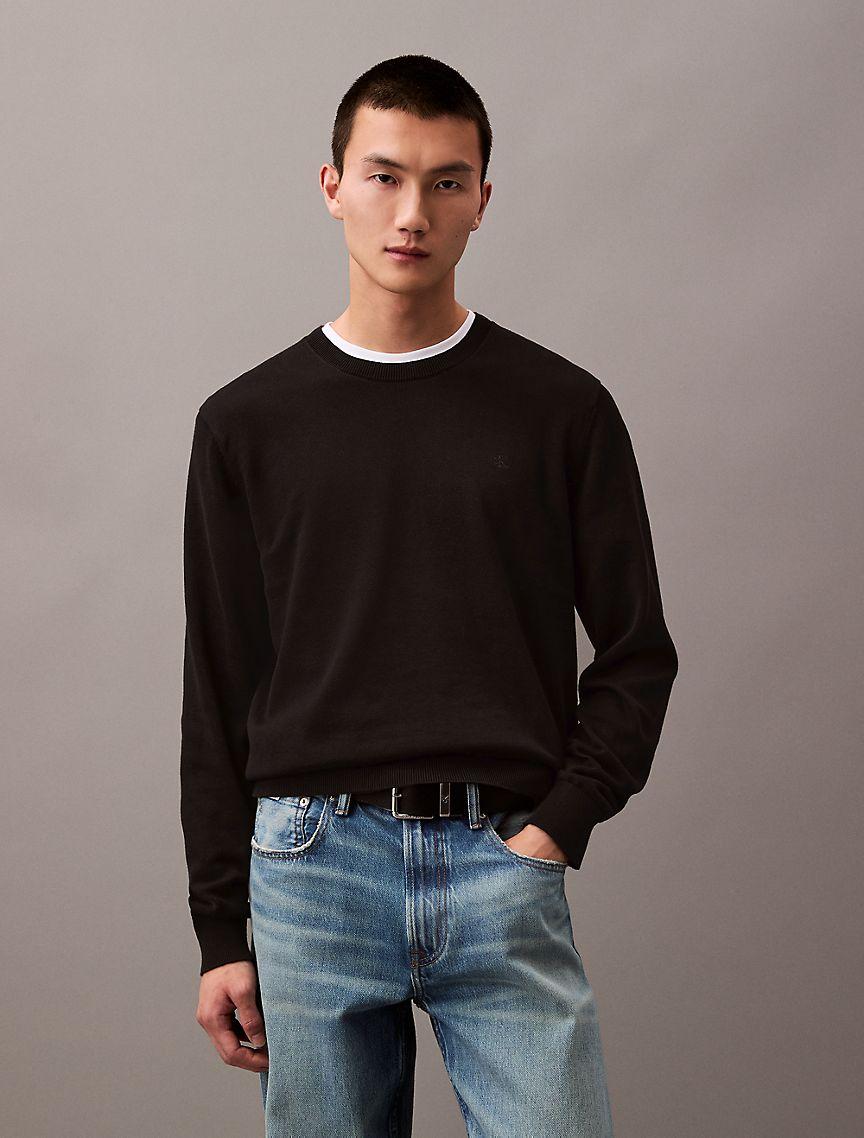Smooth Cotton Sweater Product Image