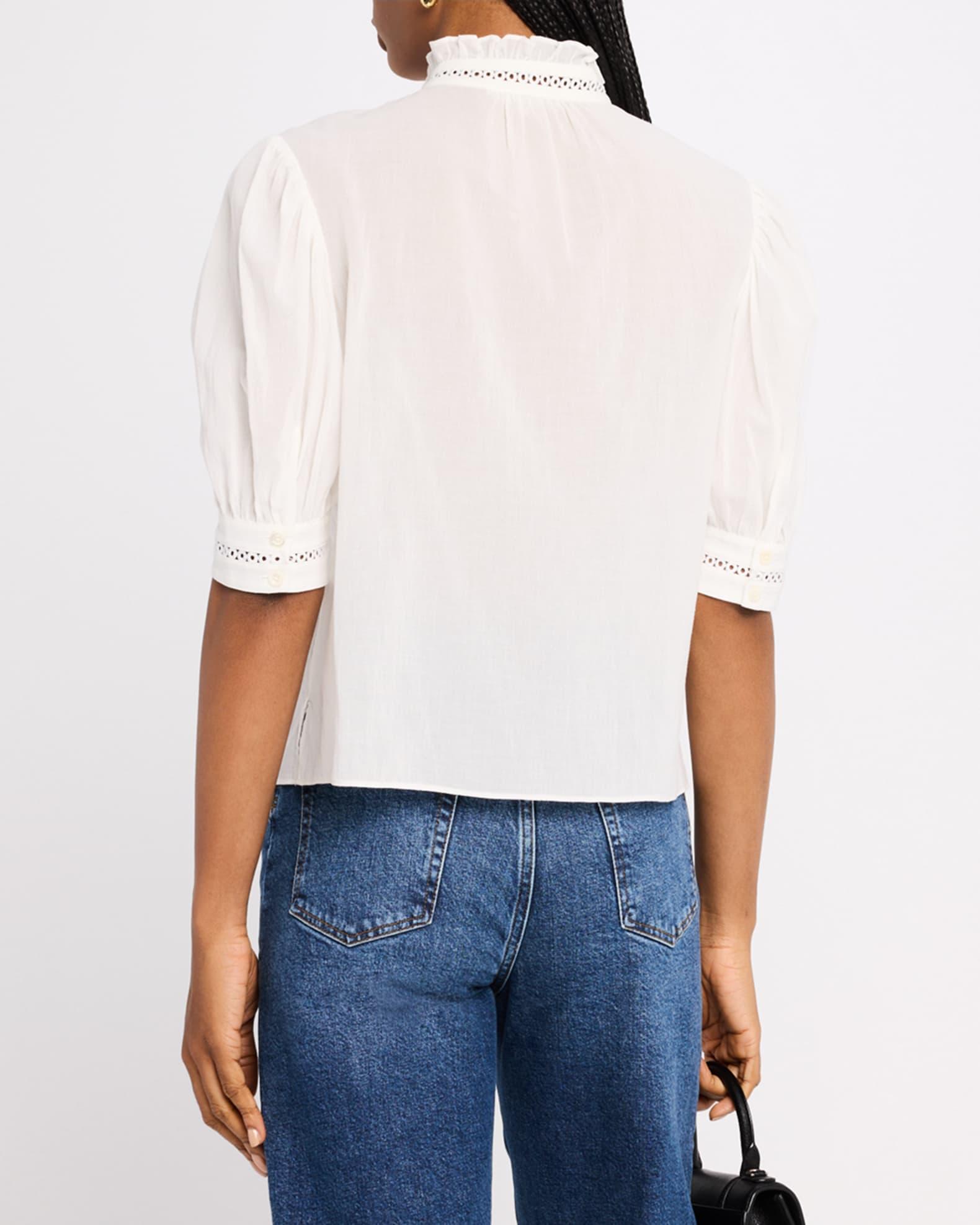 The Ruffle Collar Top Product Image