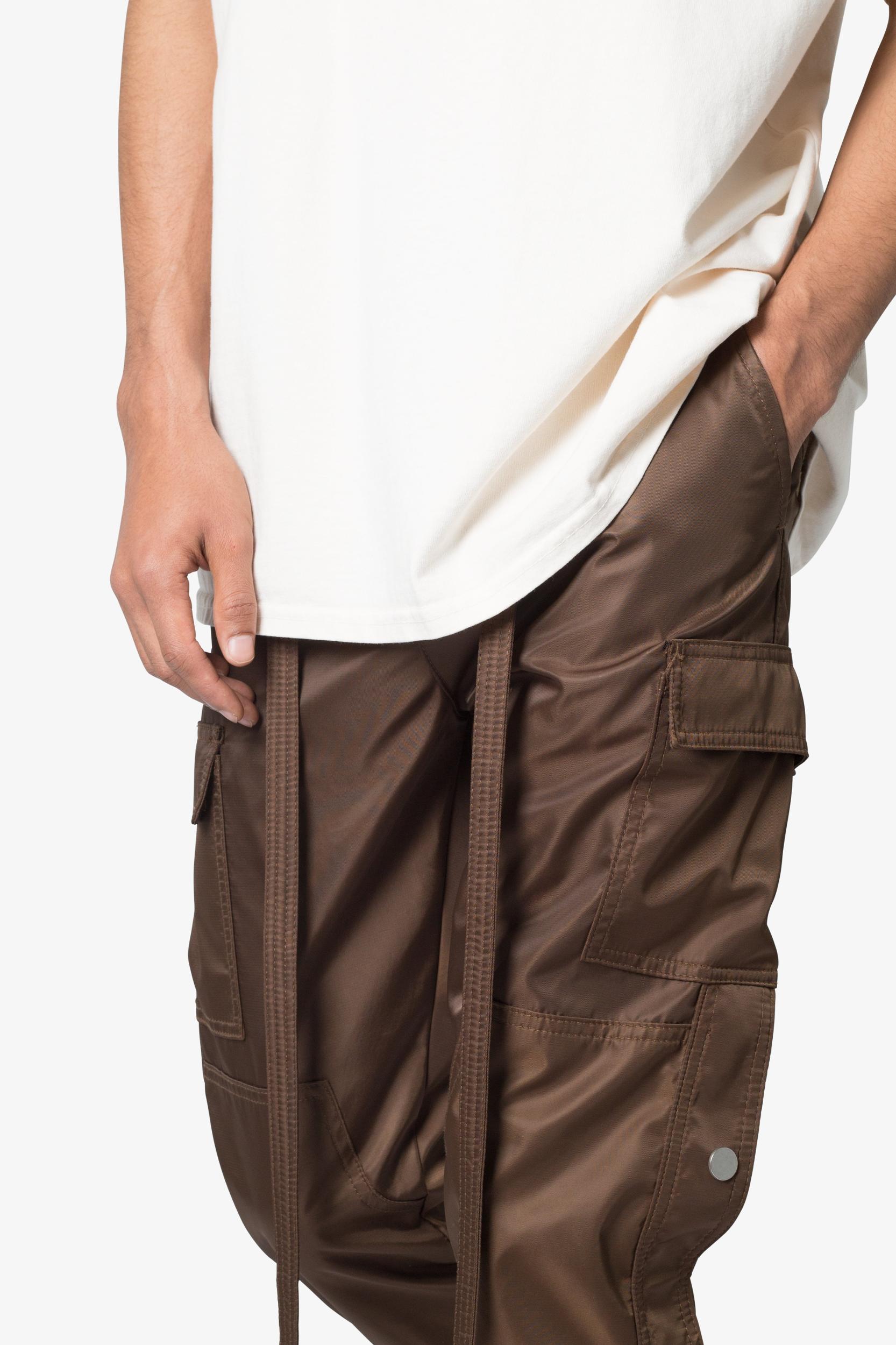 Snap Zipper II Cargo Pants - Brown Male Product Image
