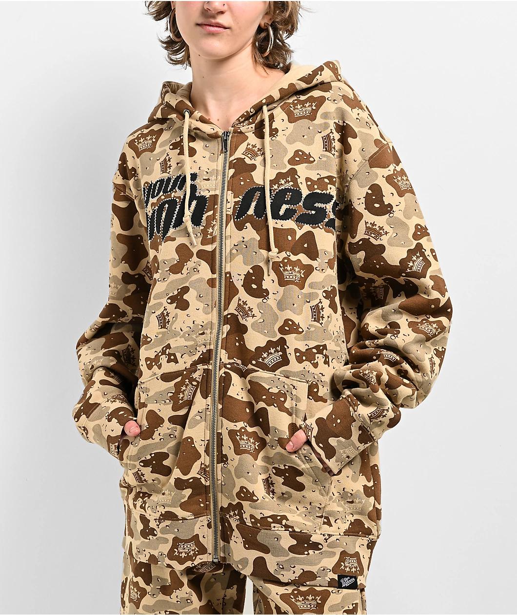 Your Highness OG Desert Camo Zip Hoodie Product Image