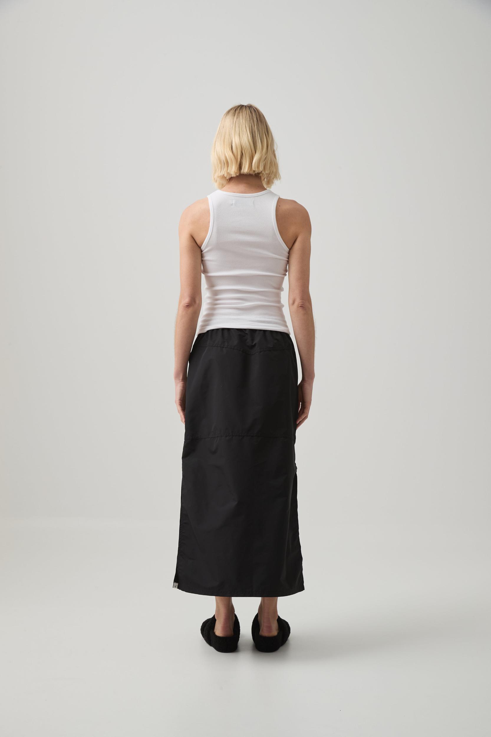 Logo Tape Spray Midi Skirt 647 Product Image