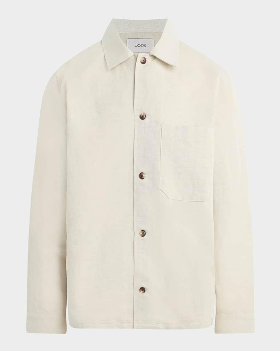 Men's Linen-Cotton Overshirt Product Image