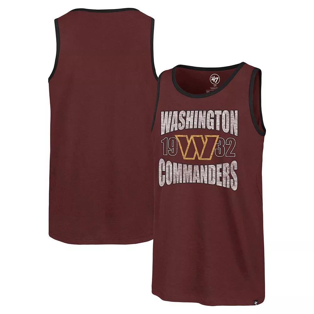 Men's '47 Burgundy Washington Commanders Upload Franklin Tank Top, Size: XL, Wft Med Re Product Image