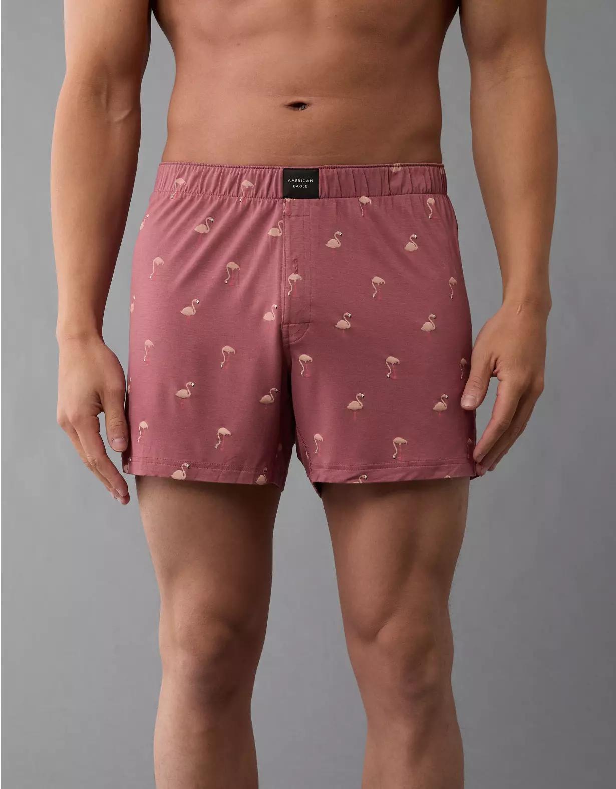 AEO Men's Snoopy Coffee 4.5" Ultra Soft Boxer Brief Product Image