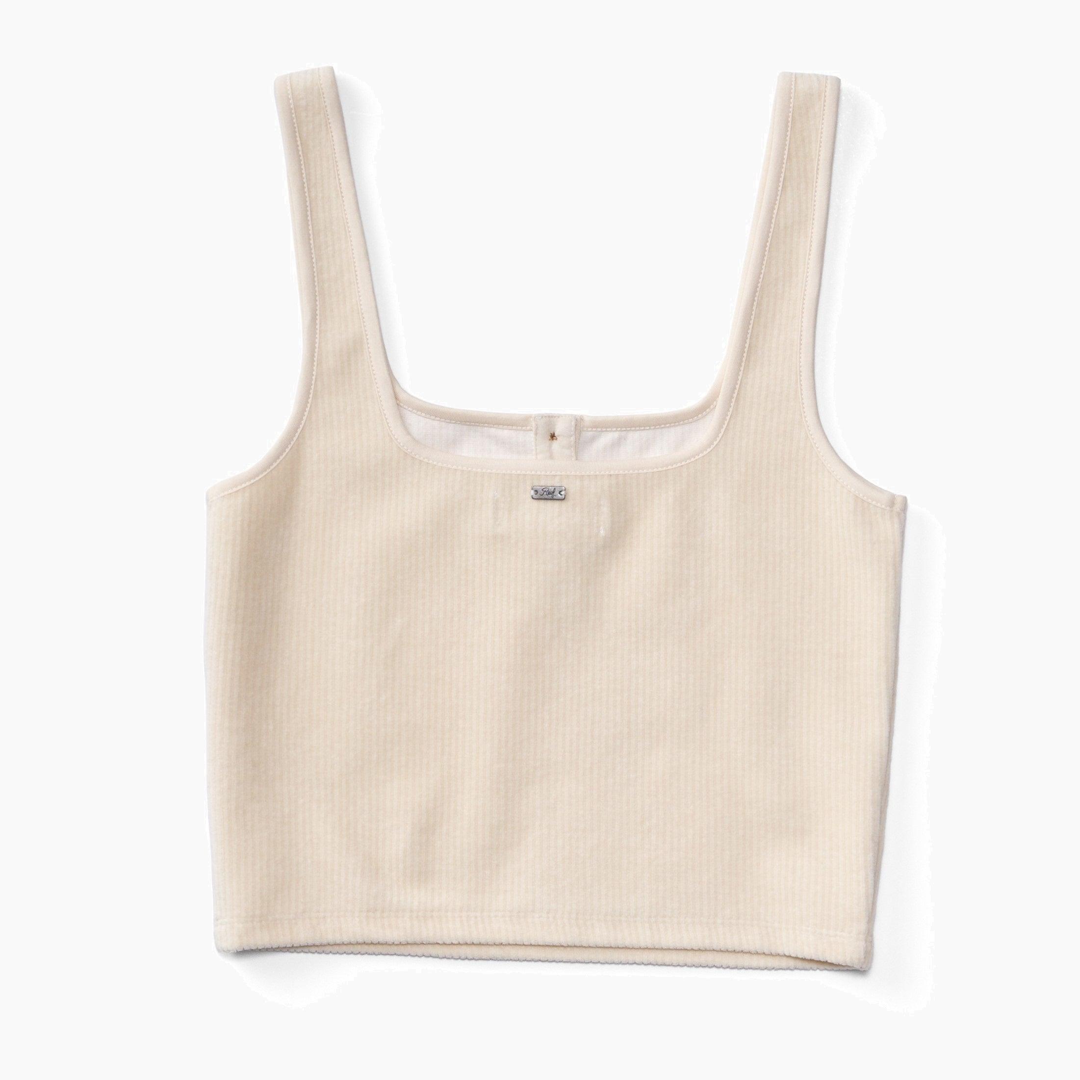 All Day Corduroy Crop Tank Top Female Product Image