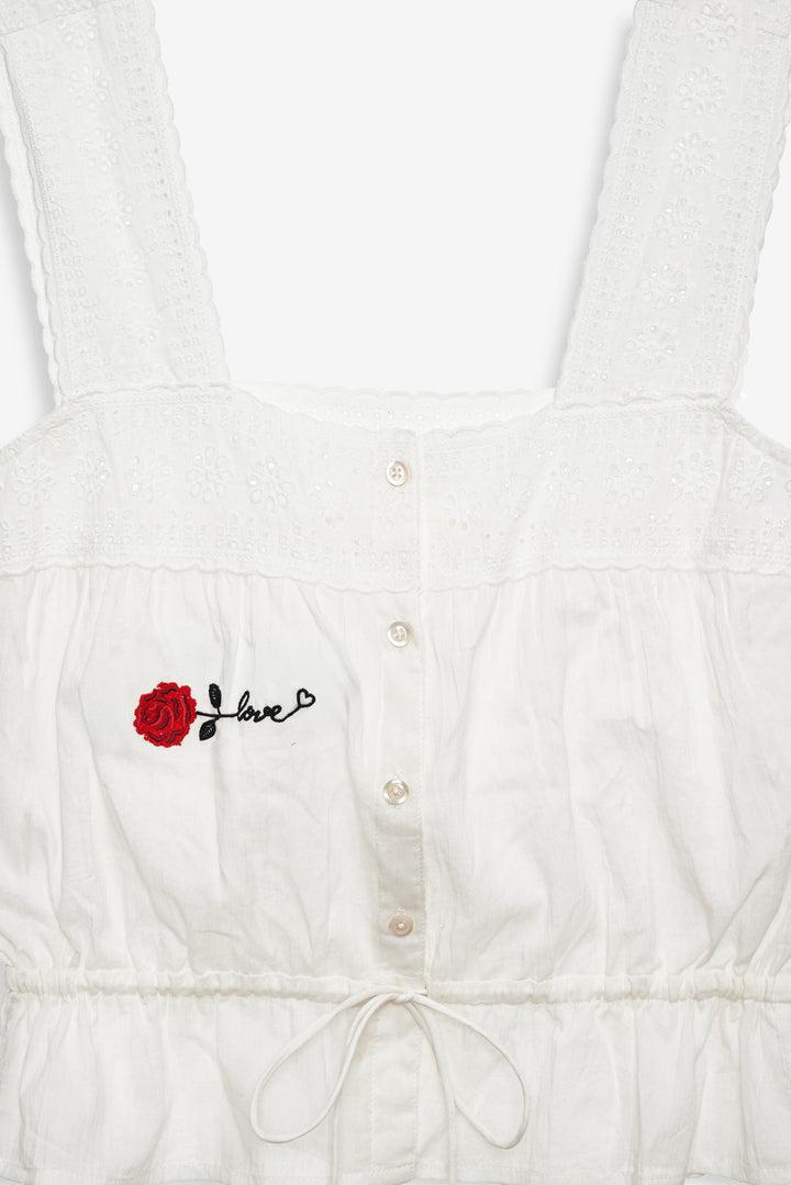 Ella Top — White Product Image
