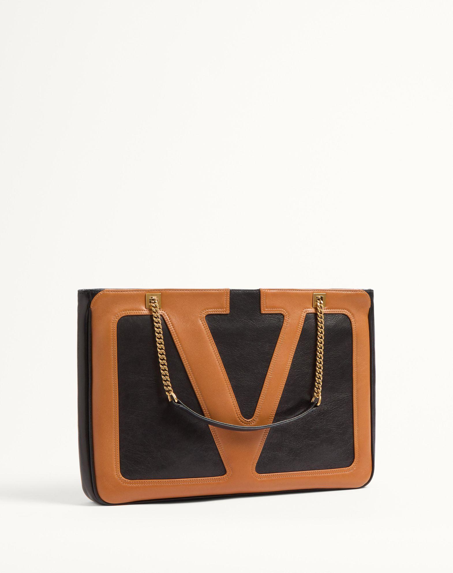 Valentino Garavani Viva Superstar Medium Nappa Leather Shopping Bag Product Image