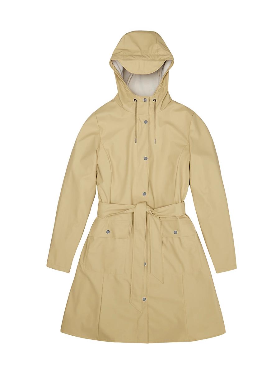 Womens Curve Hooded Rain Jacket Product Image