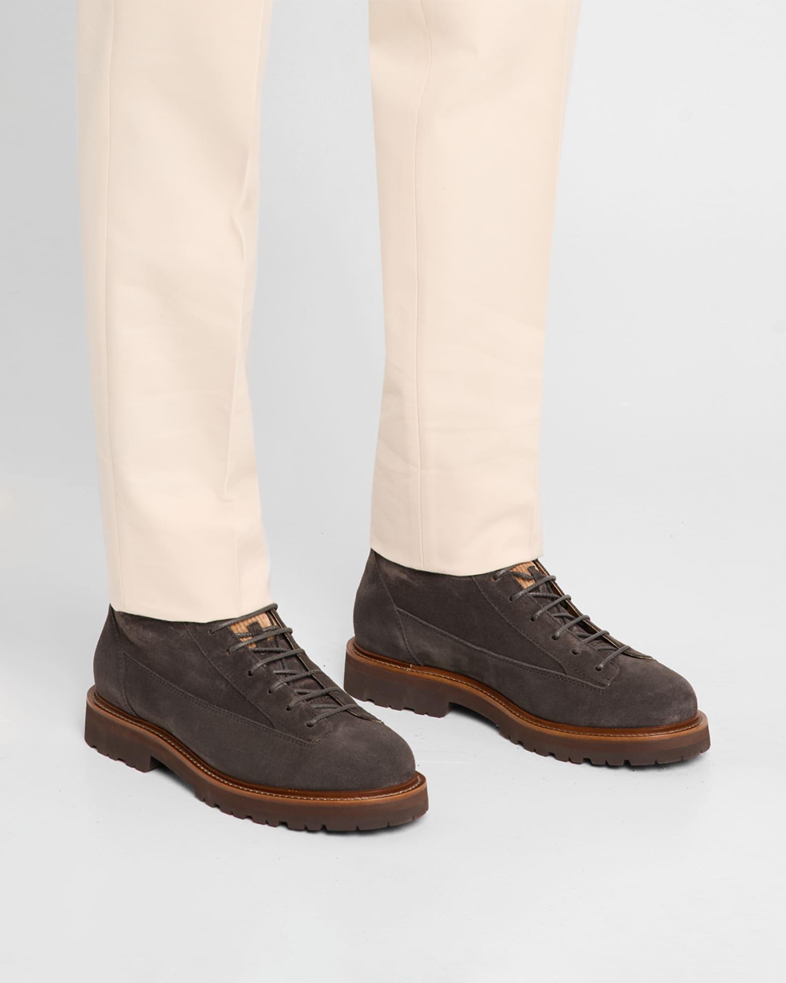 Men's Suede Lace-Up Ankle Boots Product Image