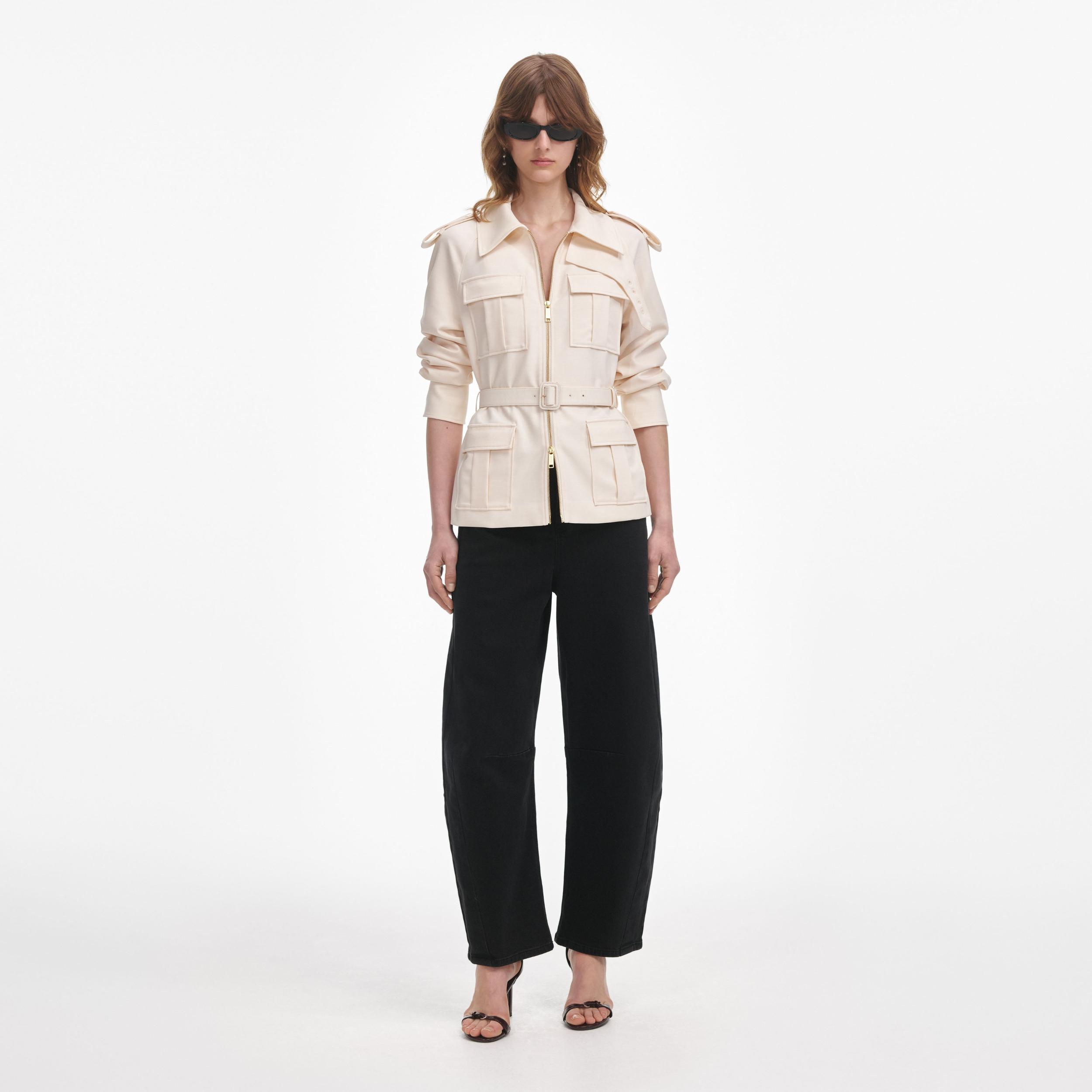 Cream Twill Jacket Product Image