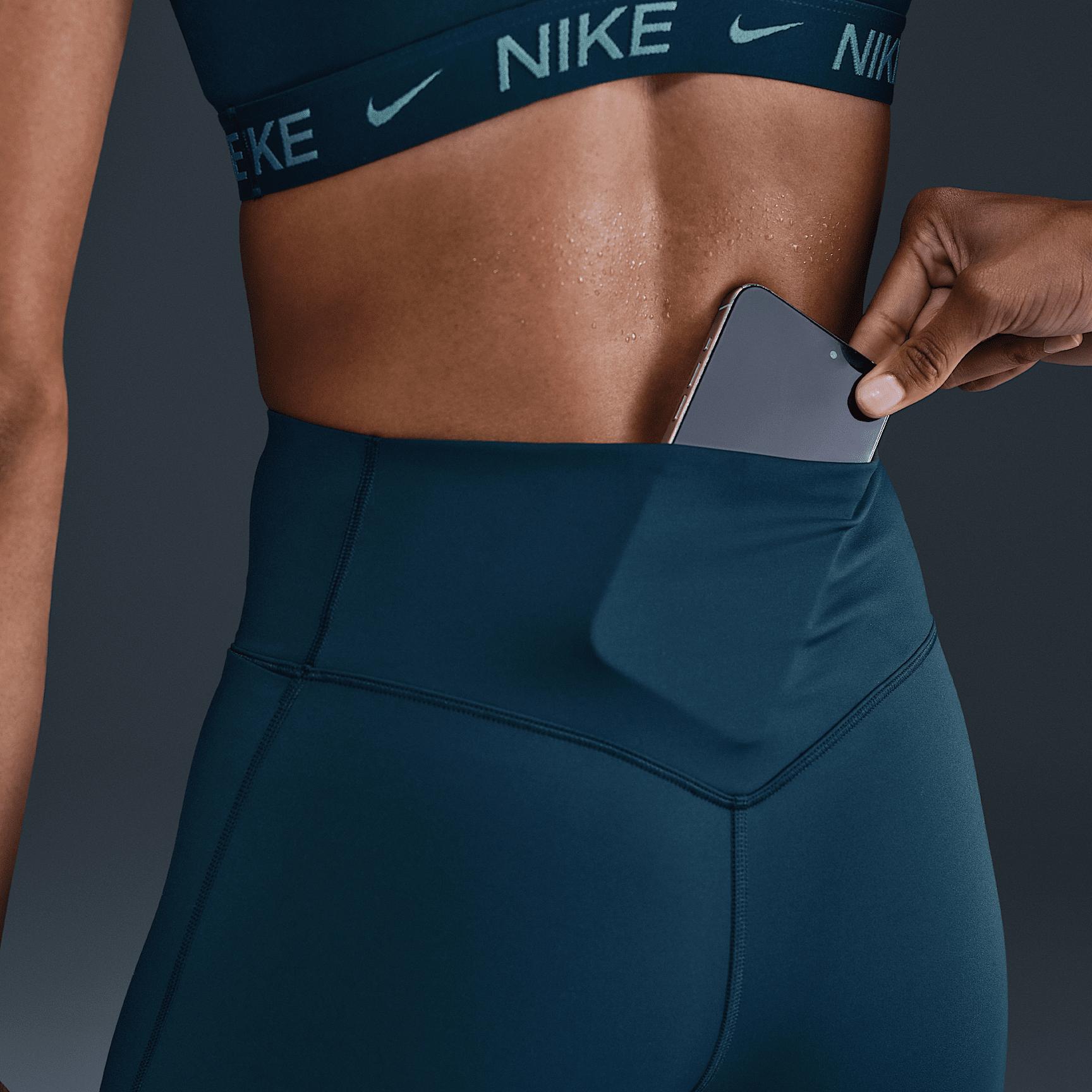 Nike Womens Universa High-Waisted Full-Length Leggings with No Front Seam | HQ6810-410 Product Image