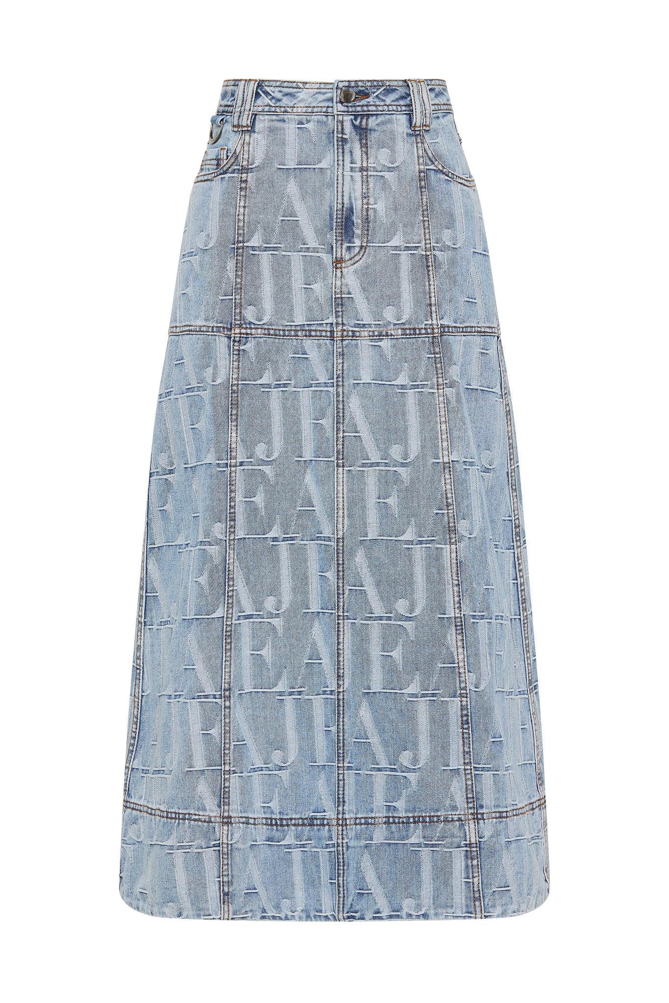 Nostalgia Denim Midi Skirt Product Image