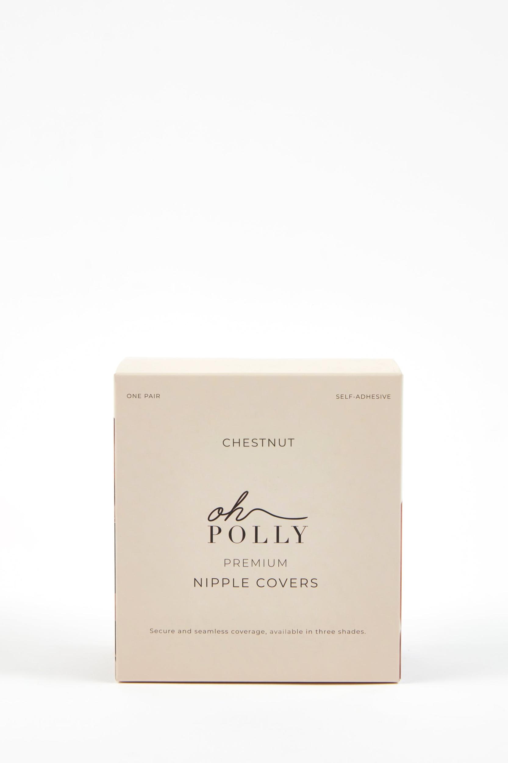 Reusable Silicone Nipple Covers in Chestnut Product Image