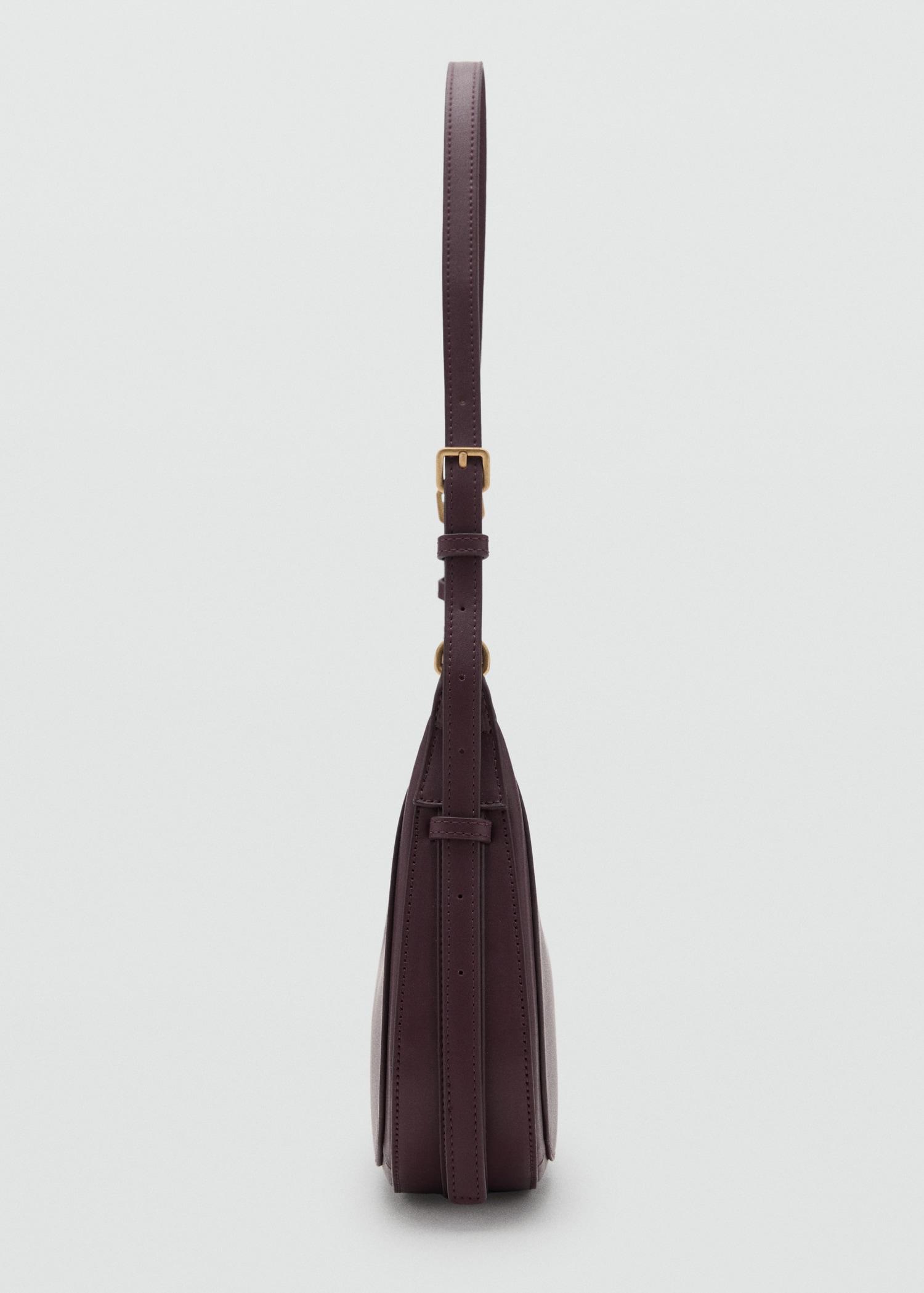 Oval shoulder bag - Women | MANGO USA Product Image