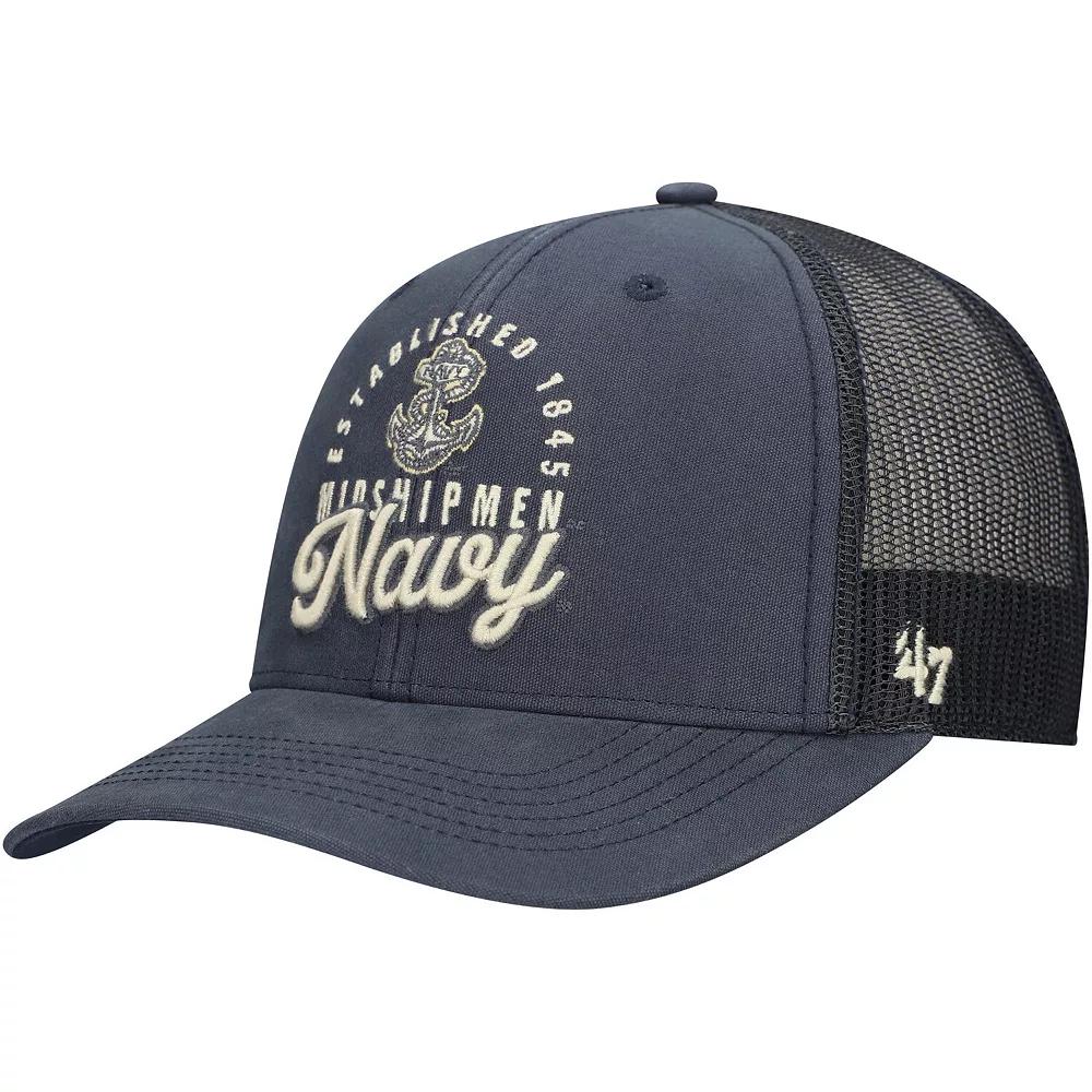 Men's '47 Navy Navy Midshipmen Pitstop Trucker Adjustable Hat, Blue Product Image