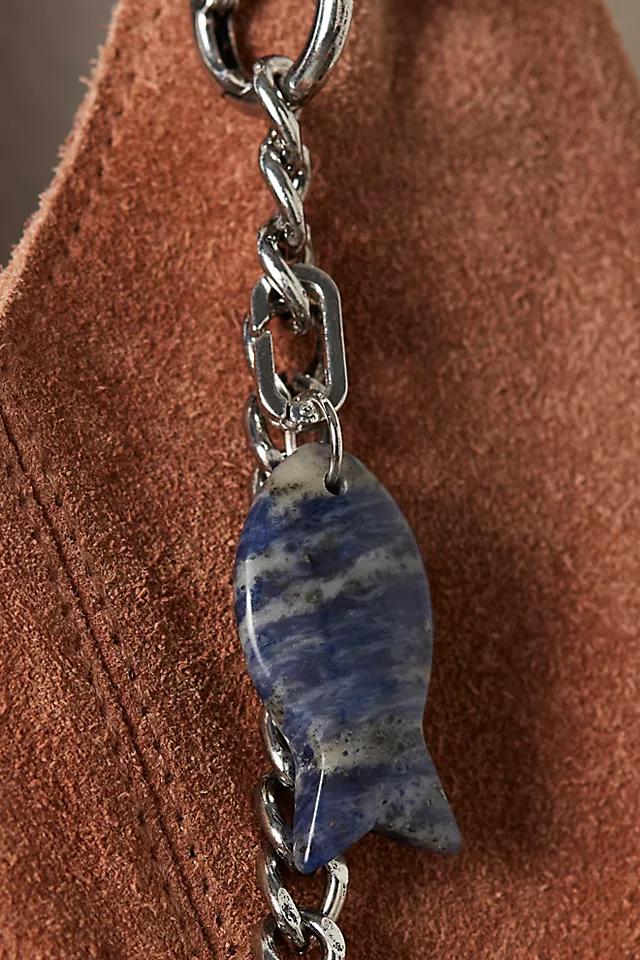 Stone Fish Bag Charm Product Image