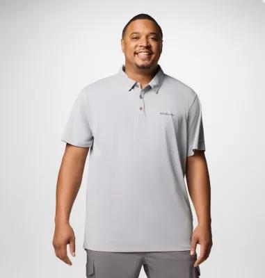 Columbia Mens Tech Trail Utility Polo - Big- Product Image