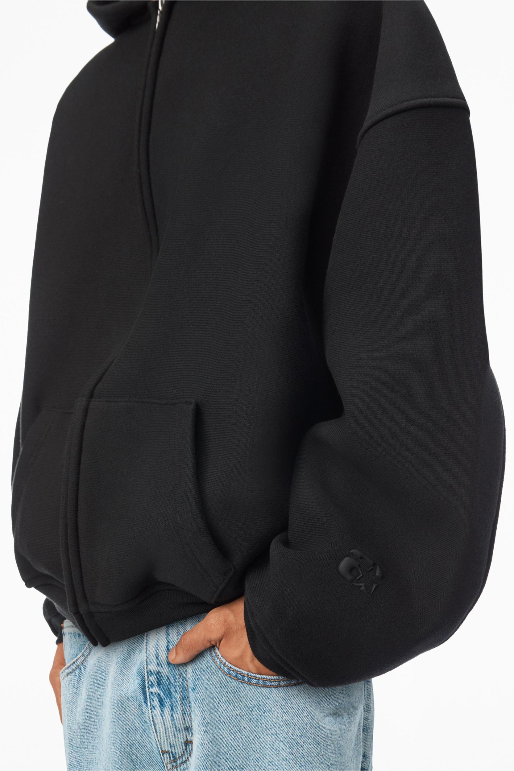 Star Zip Up Hoodie In Dense Fleece Product Image