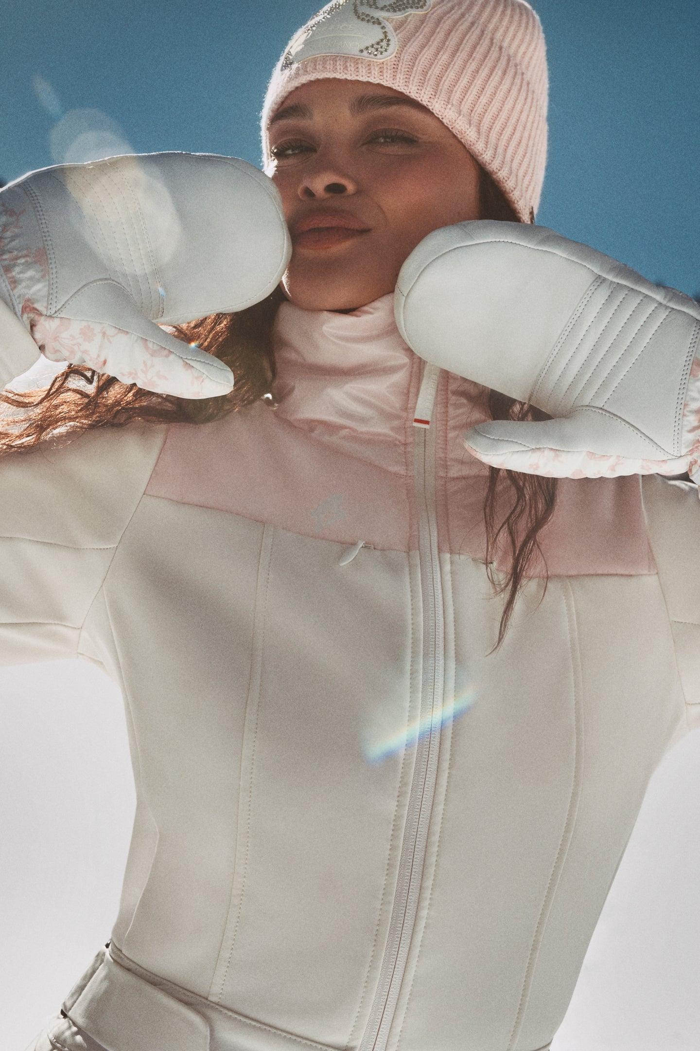 BOGNER FIRE+ICE x LoveShackFancy Les Arcs Women's Boots - WHITE ROSÉ / 8 Product Image