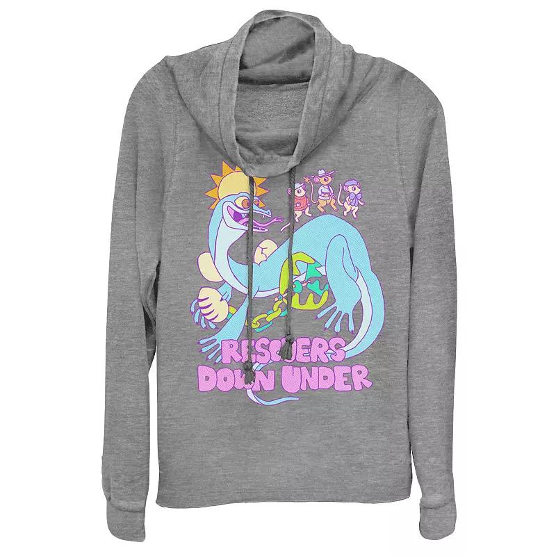 Disney Donald Duck Juniors' Logo Cowlneck Graphic Lightweight Long Sleeve, Girl's,  Product Image