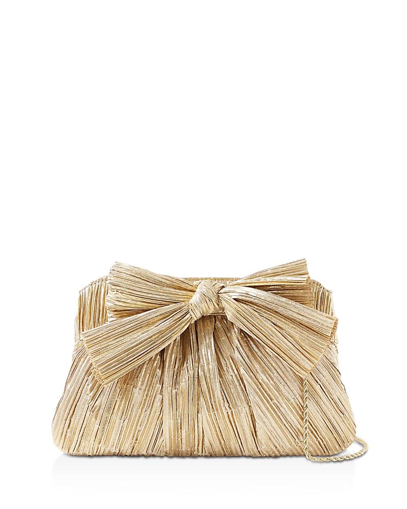 Loeffler Randall Rayne Small Pleated Bow Frame Clutch Product Image