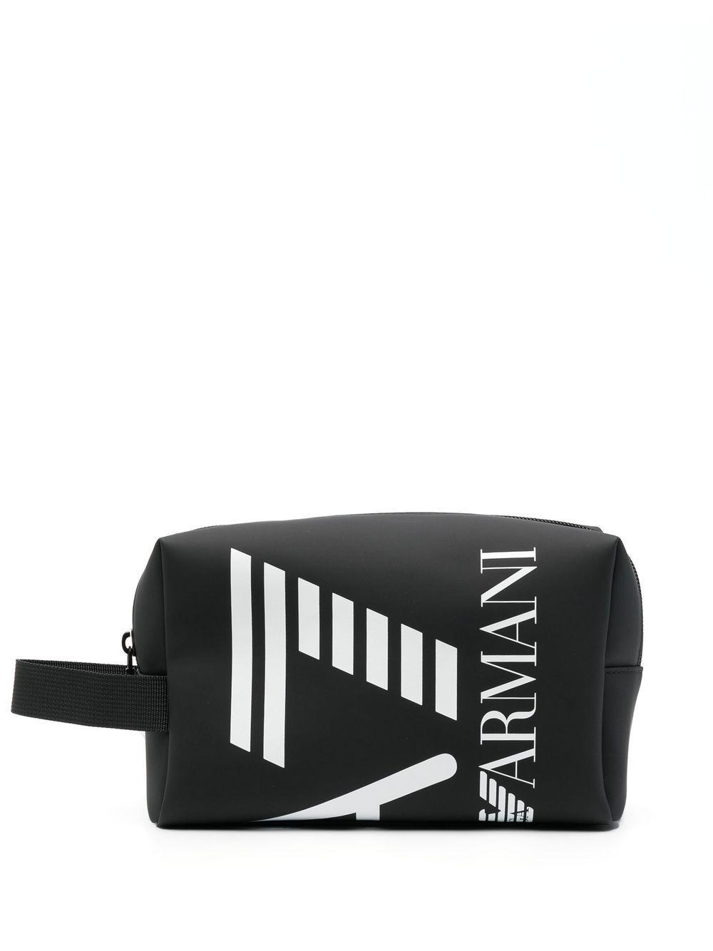 logo-print wash bag Product Image