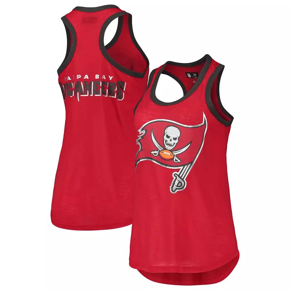 Women's G-III 4Her by Carl Banks Red Tampa Bay Buccaneers Tater Tank Top, Size: XL Product Image