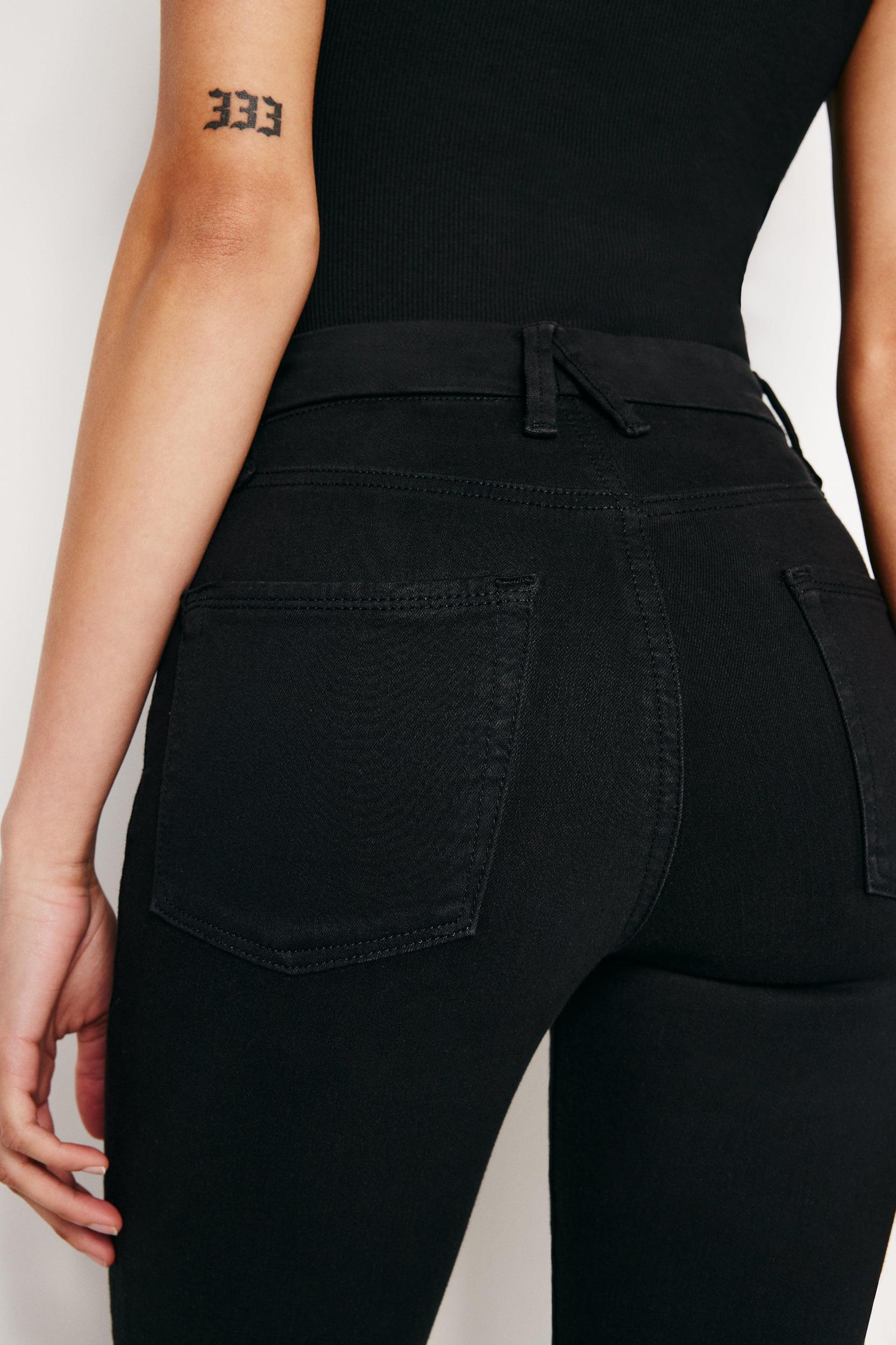 GOOD LEGS SKINNY CROPPED JEANS | BLACK001 Product Image