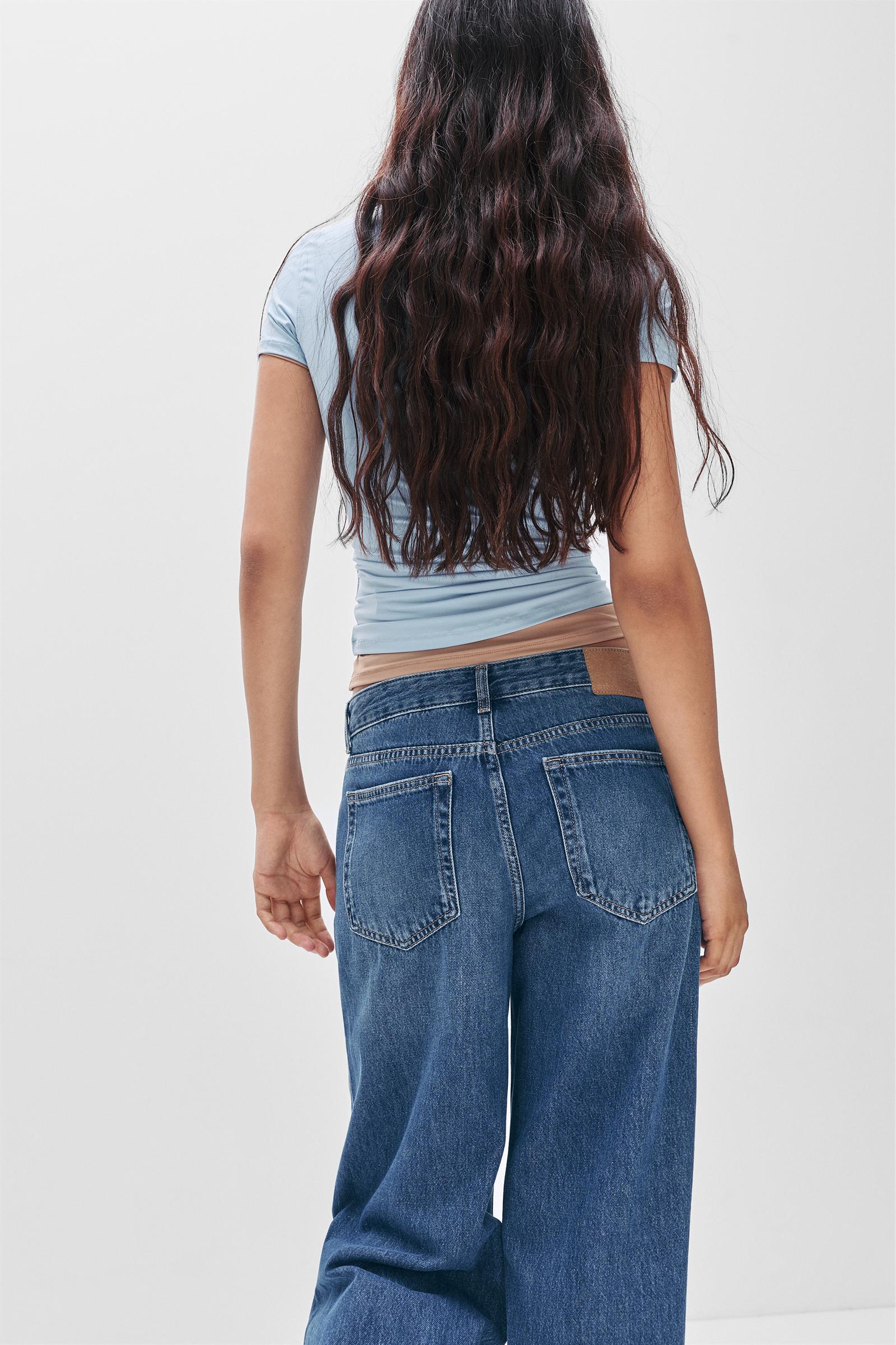 Low-rise loose fit jeans Product Image