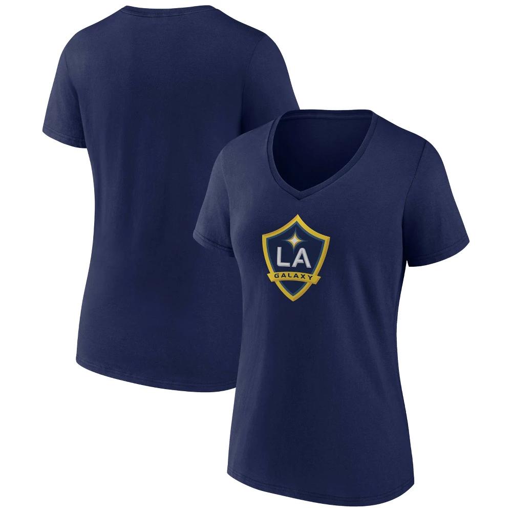 MLS Los Angeles Galaxy Women's V Neck T-Shirt : Cotton, Tagless, Pullover Product Image
