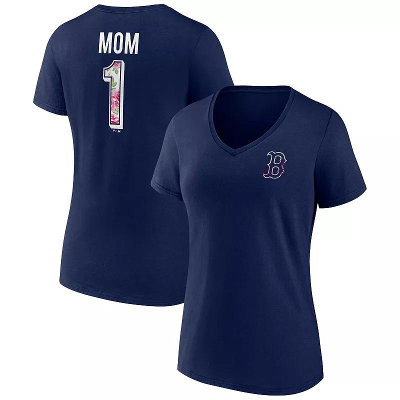 Women's Navy Boston Red Sox Mother's Day Plus  Product Image