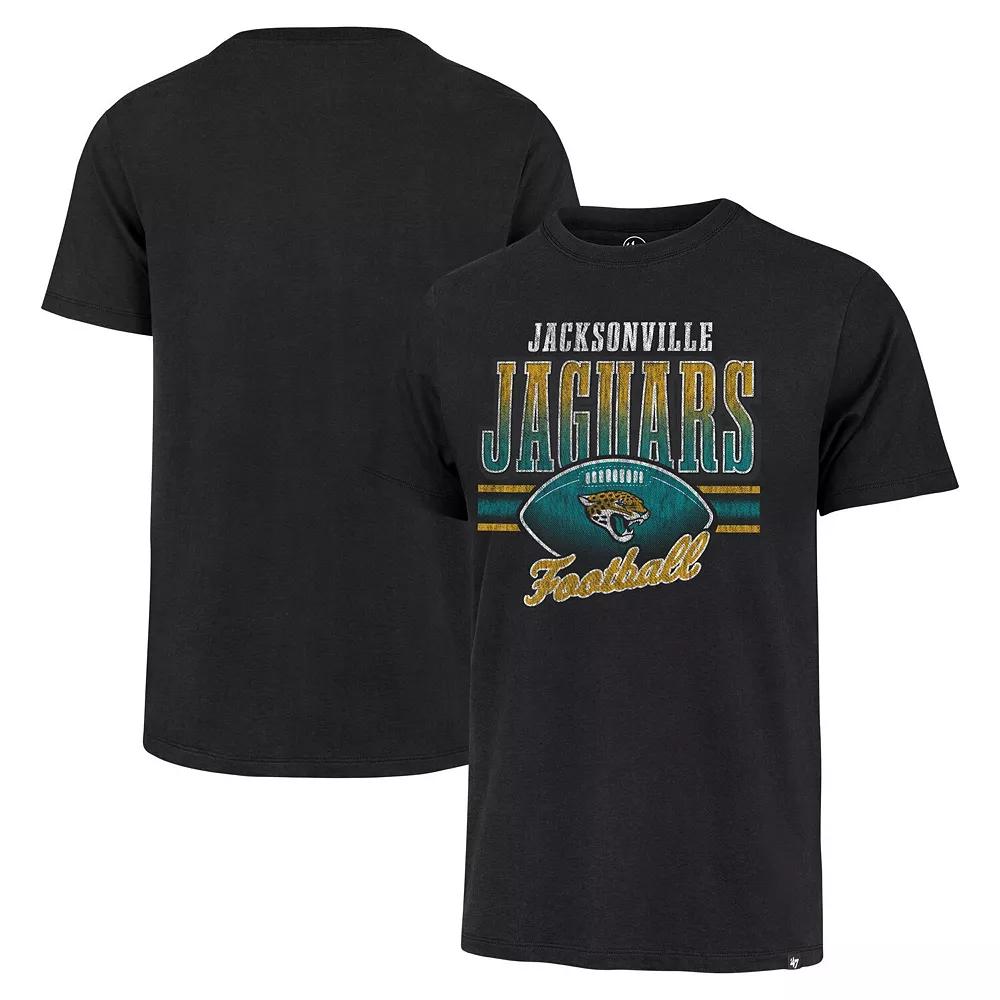 Men's '47 Black Jacksonville Jaguars Last Call Franklin T-Shirt,  Product Image