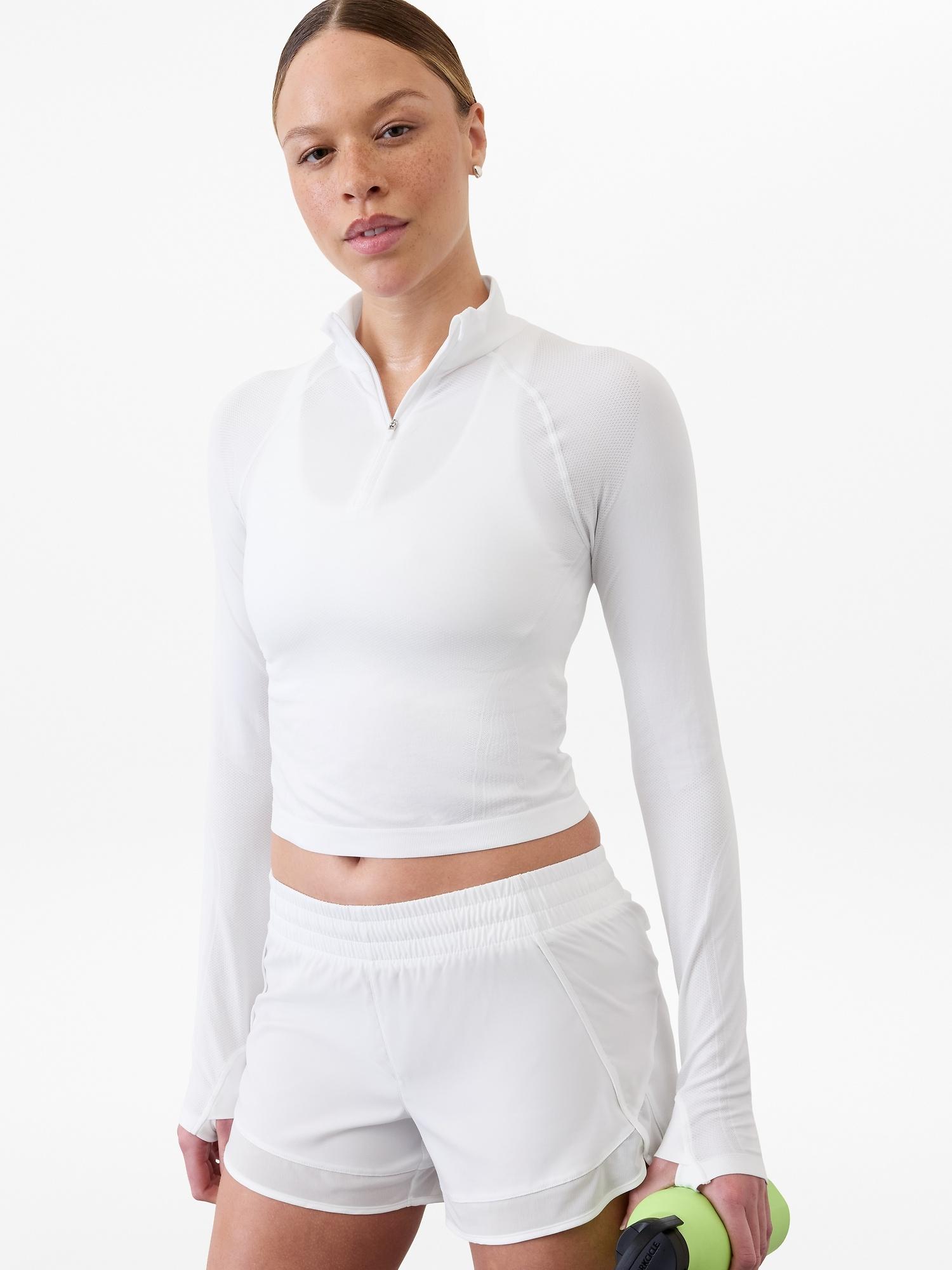 Momentum Seamless Crop Half Zip Product Image