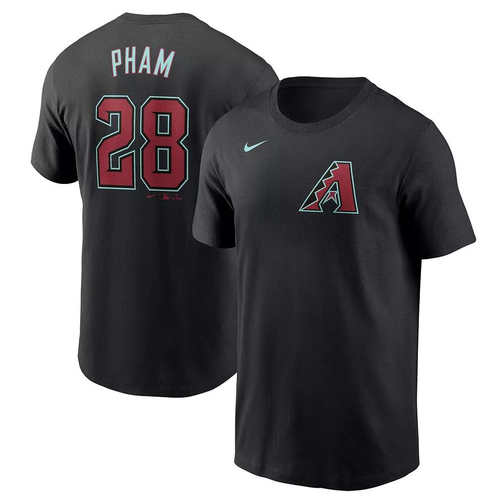 Men's Nike Tommy Pham Black Arizona Diamondbacks 2024 Fuse Name & Number T-Shirt, Size: Medium Product Image