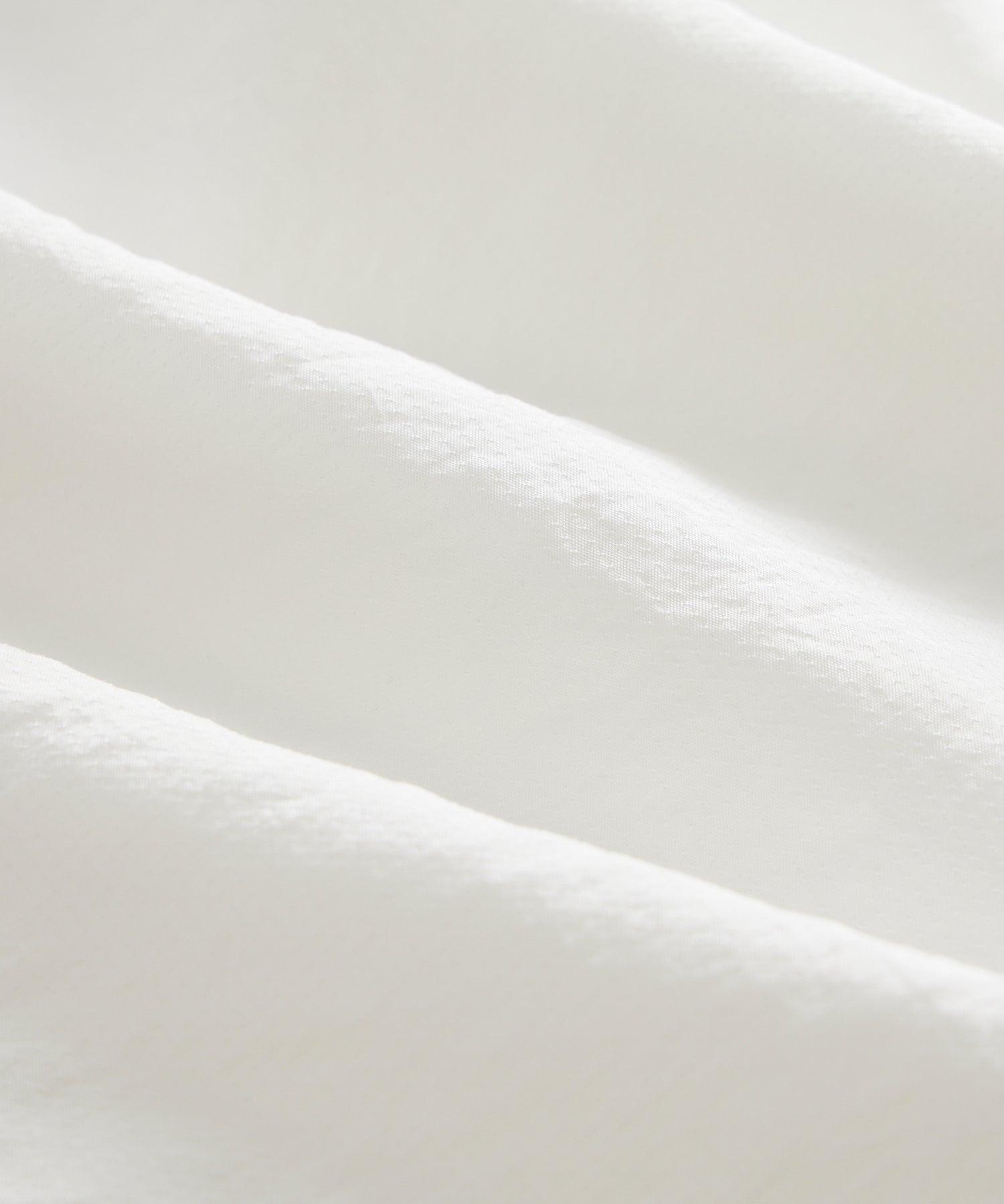 Italian Silk Popover Leisure Shirt in White Product Image