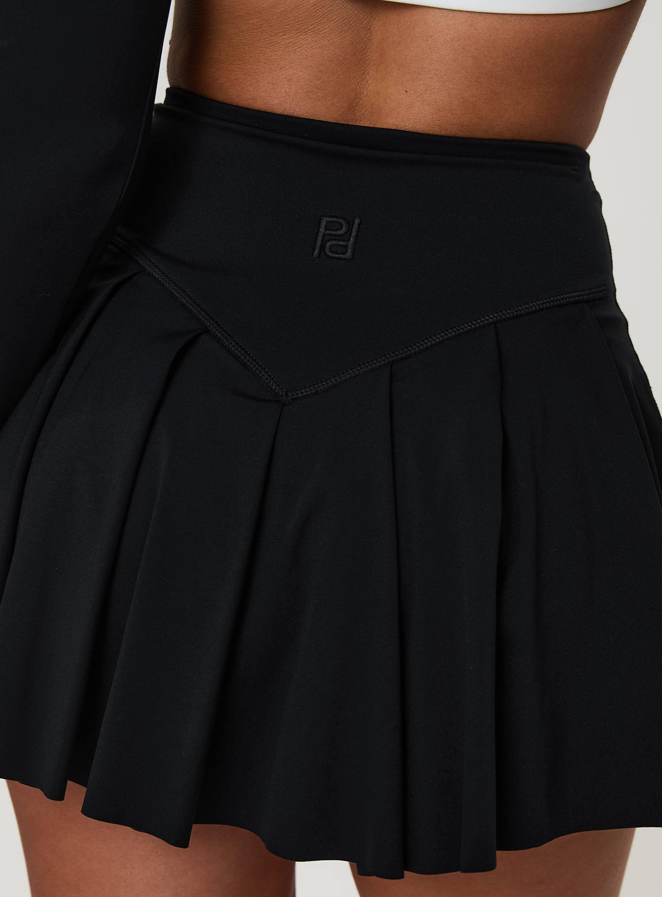 Dynamic Pleat Active Skort Black Product Image