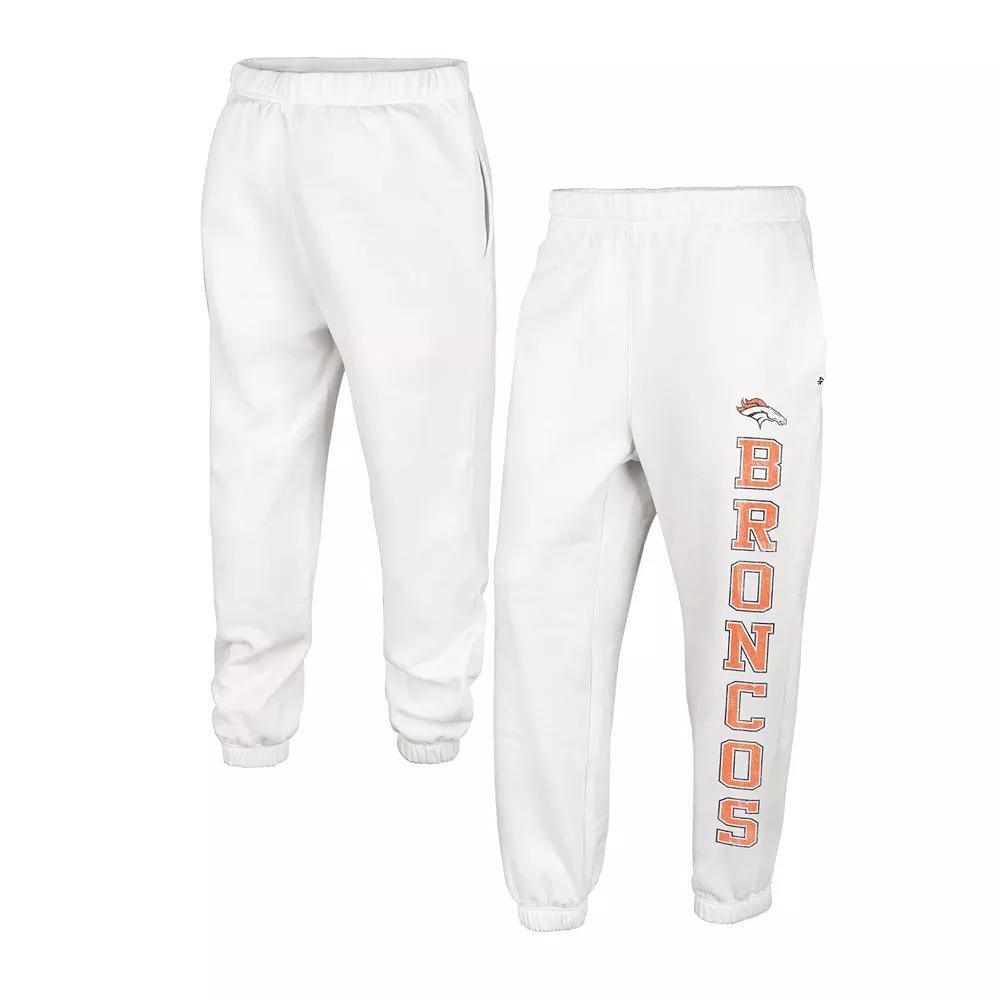 Women's '47 Oatmeal Denver Broncos Harper Joggers, Size: XL, Team Product Image