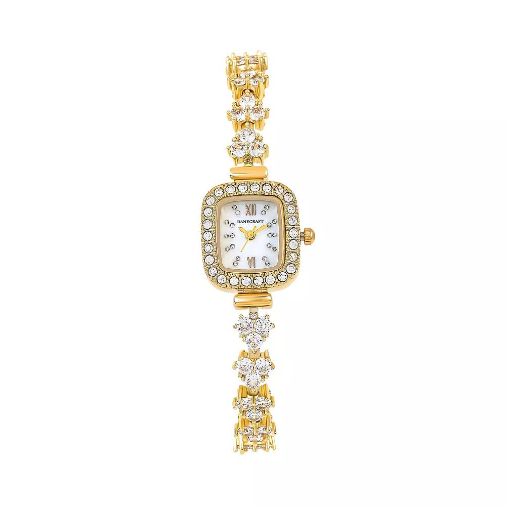 Danecraft Women's Gold Plated Square Watch, Size: 20MM, Gold Tone Product Image