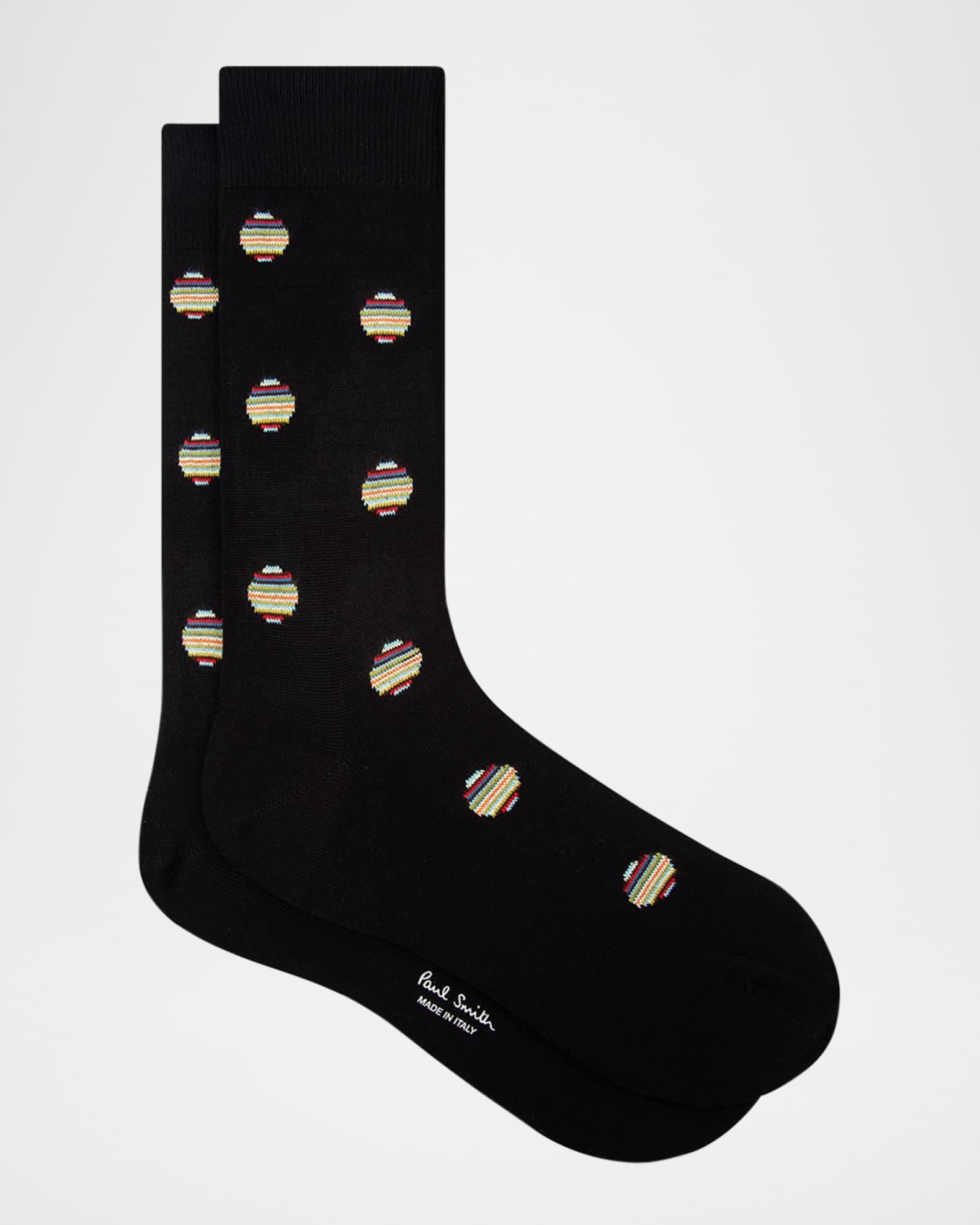 Men's Seasonal Multi-Pattern 3-Pack Crew Socks Product Image