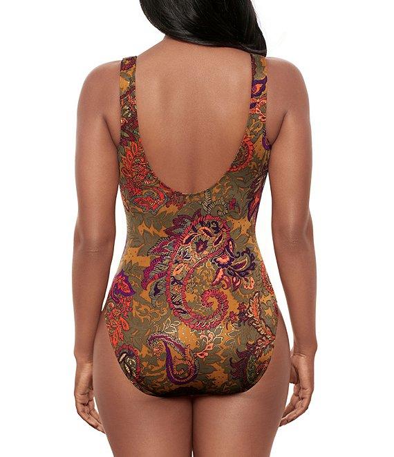 Miraclesuit Perissa Revele V-Neck Underwire Bra Surplice One Piece Swimsuit Product Image