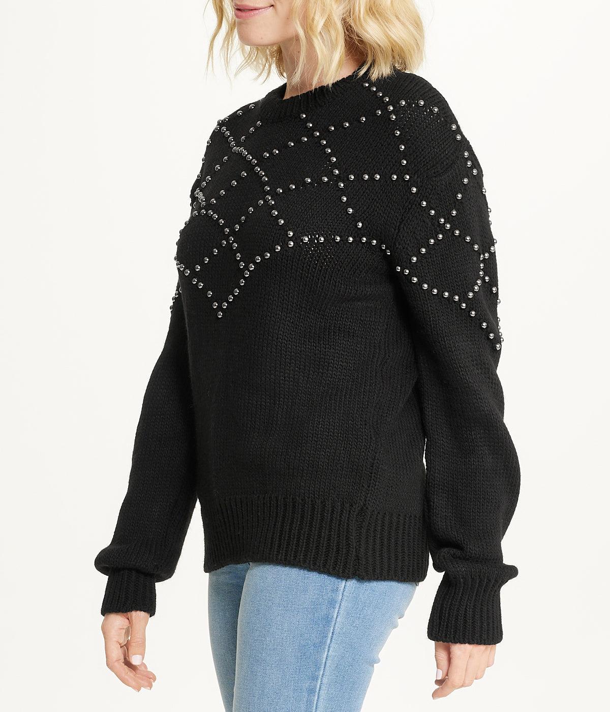 Embellished Pattern Pullover Product Image