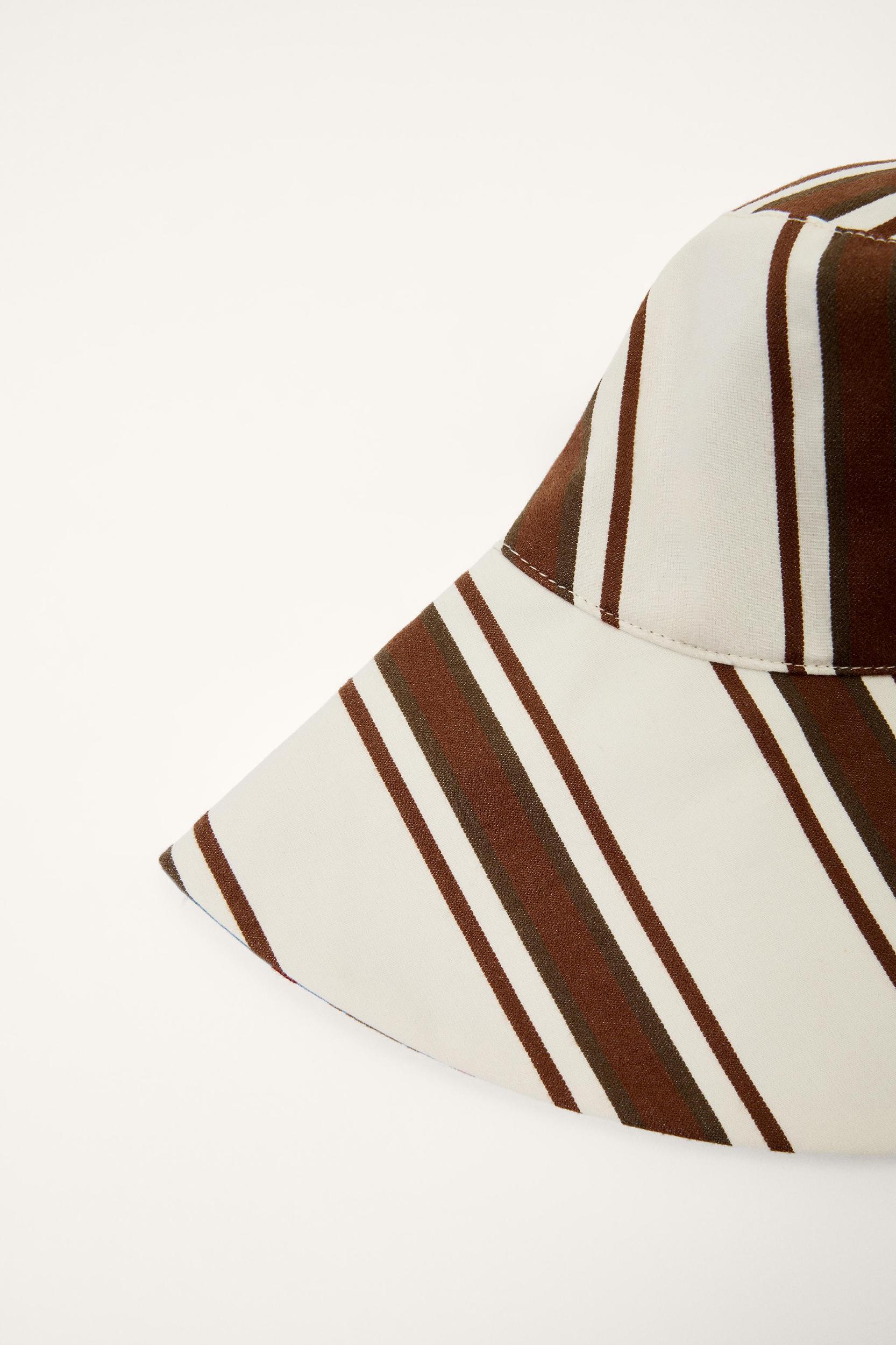 LIMITED EDITION STRIPED REVERSIBLE BUCKET HAT Product Image