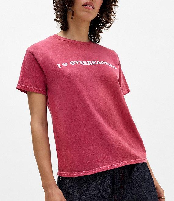 BDG Urban Outfitters I (Heart) Overreacting Short Sleeve T-Shirt Product Image